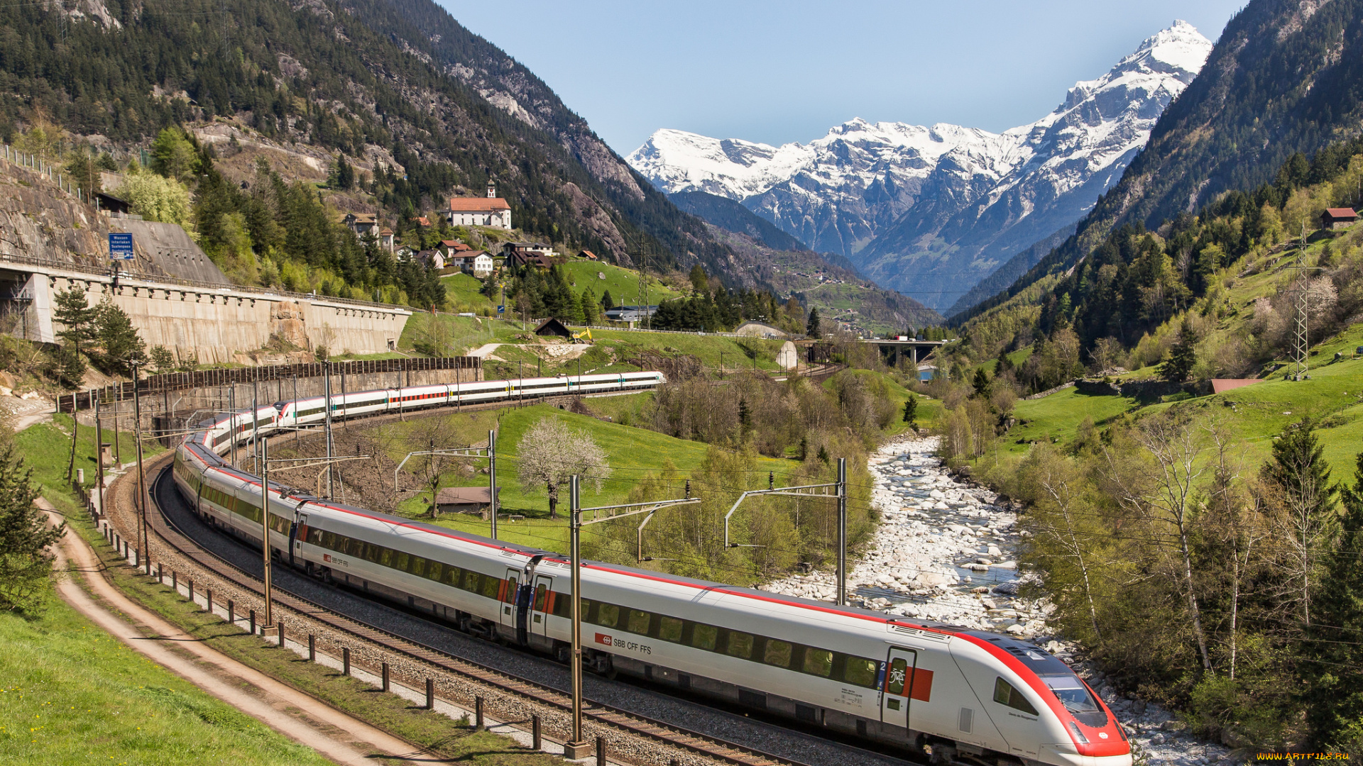 техника, поезда, состав, локомотив