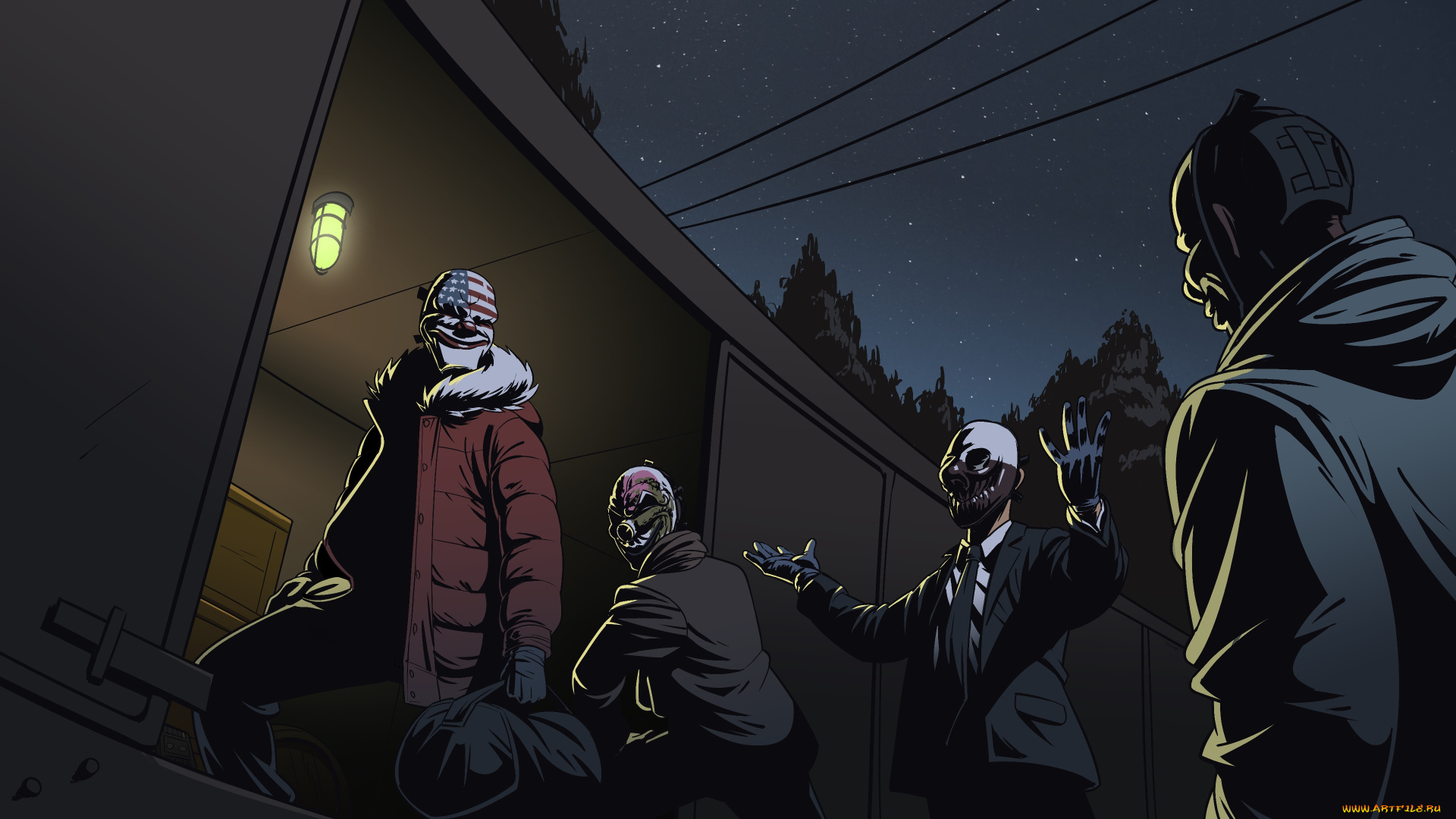 видео, игры, payday, 2, payday, 2