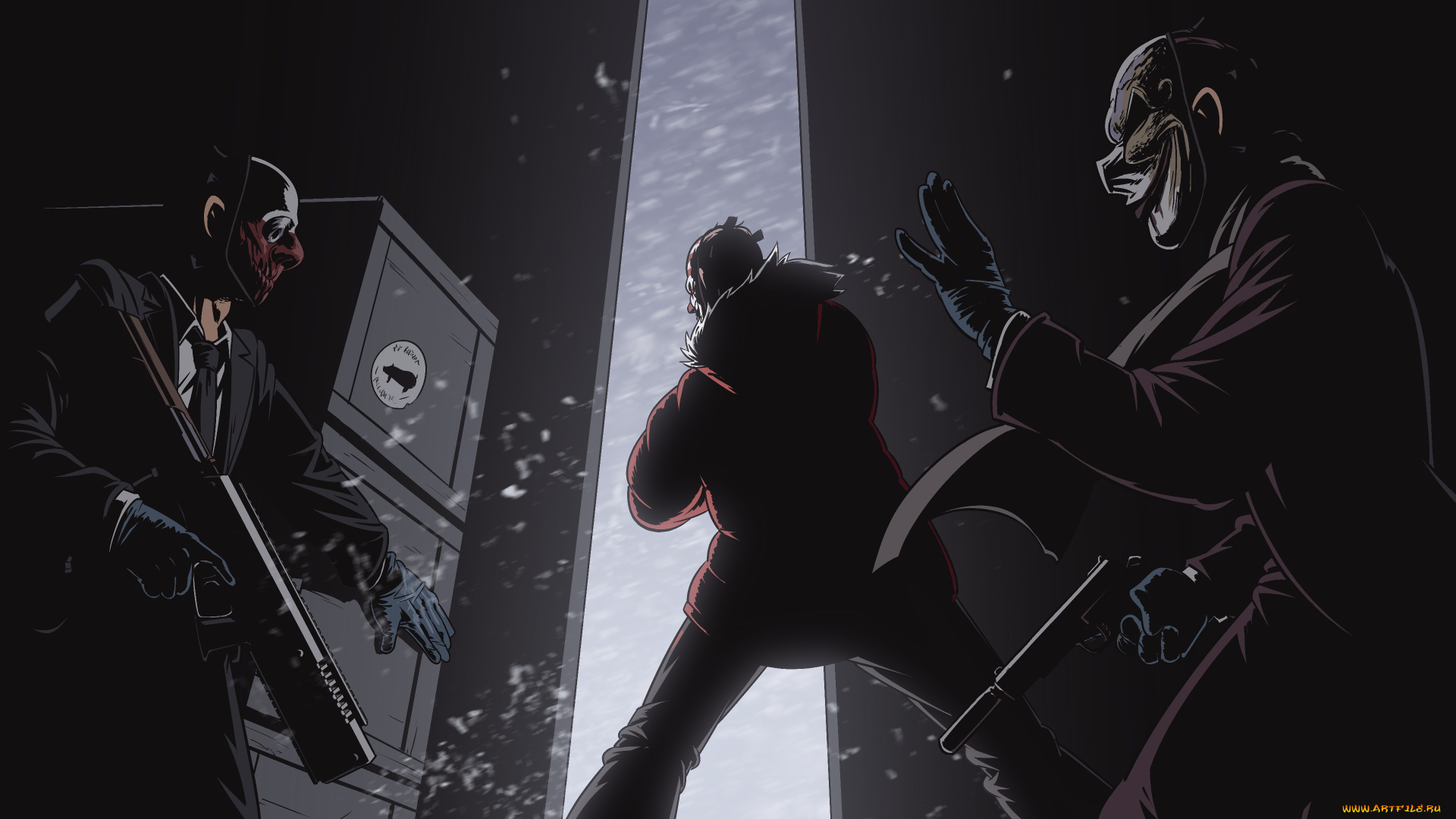 видео, игры, payday, 2, payday, 2