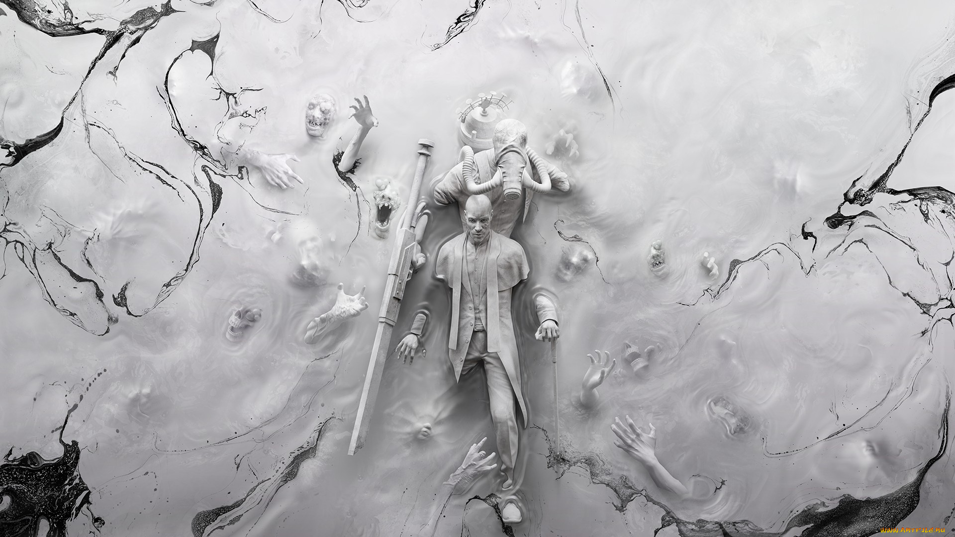 видео, игры, the, evil, within, 2, the, evil, within, 2, horror, action, шутер