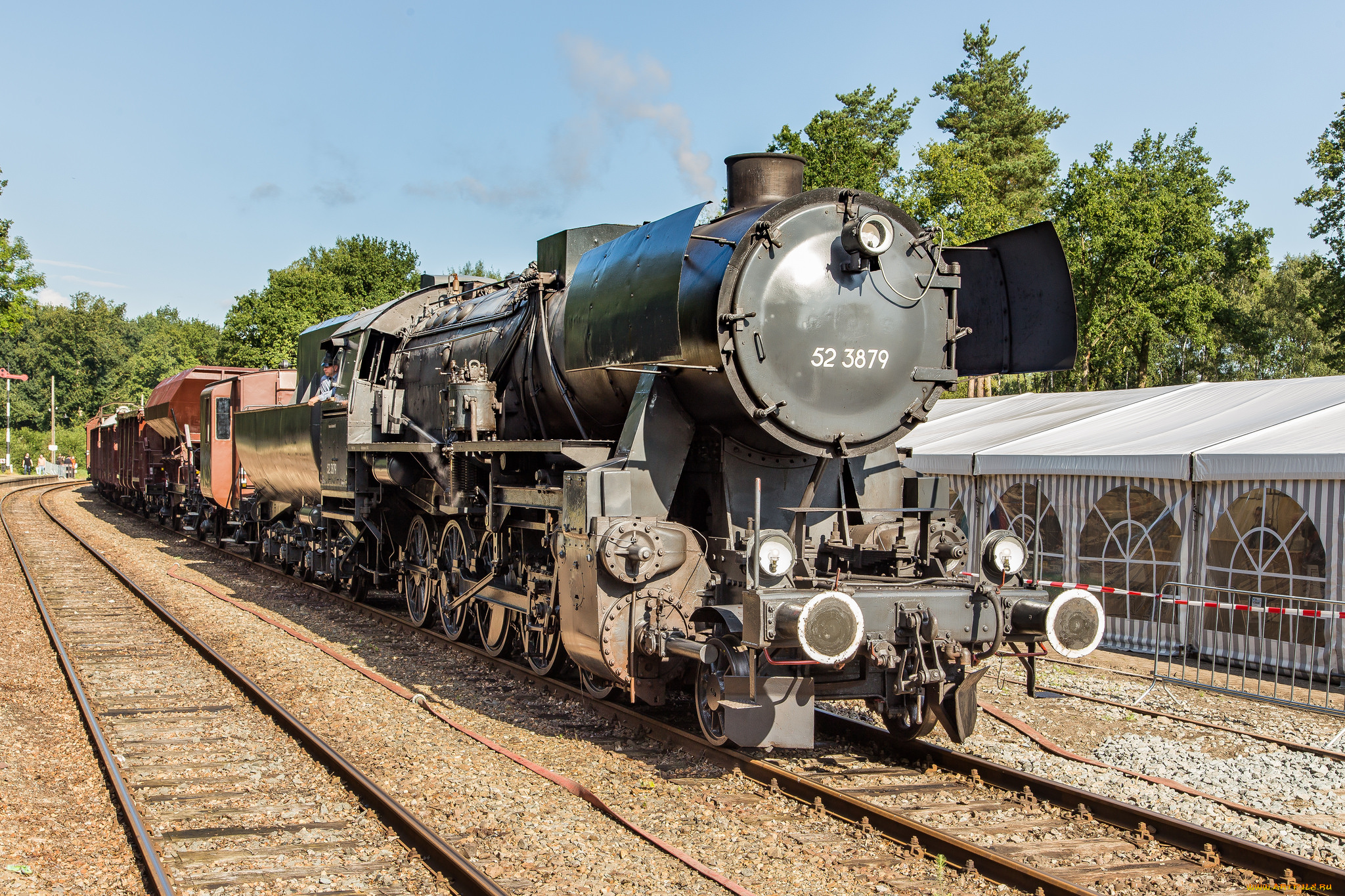 техника, паровозы, состав, локомотив