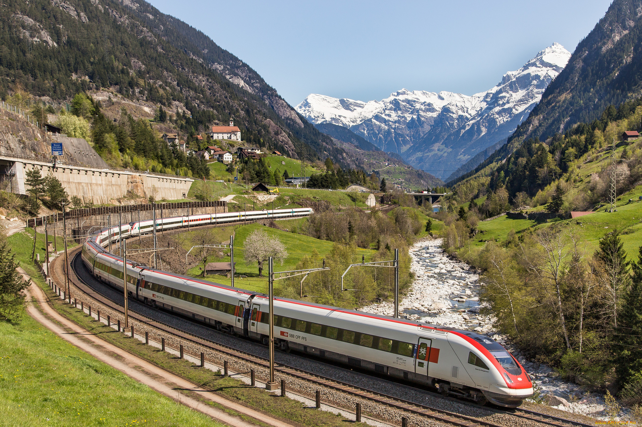 техника, поезда, состав, локомотив