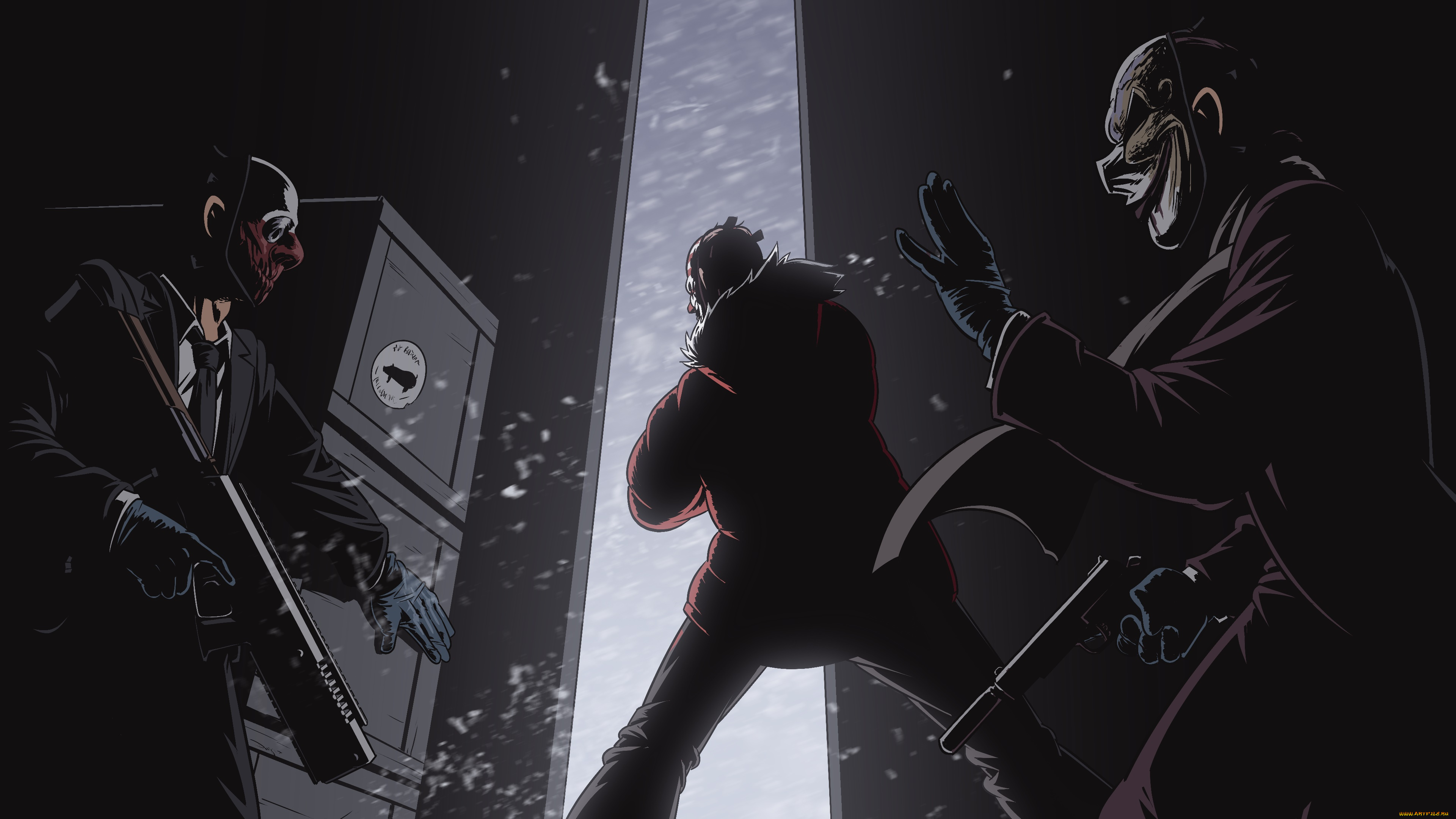 видео, игры, payday, 2, payday, 2