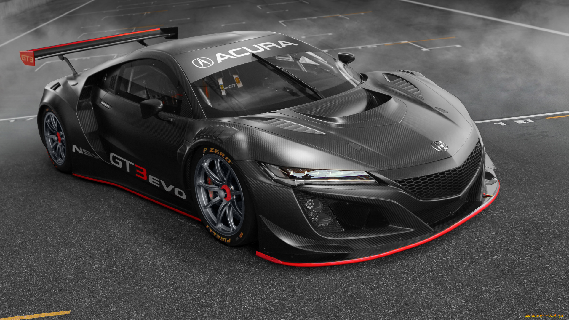 2019, acura, nsx, gt3, evo, автомобили, acura, акура, черный, nsx, gt3, evo, 2019, суперкар