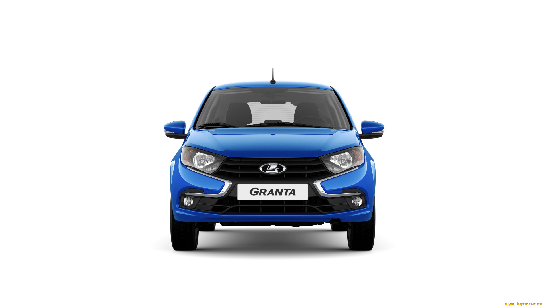 автомобили, ваз, lada, синий, лада, гранта, лифтбек