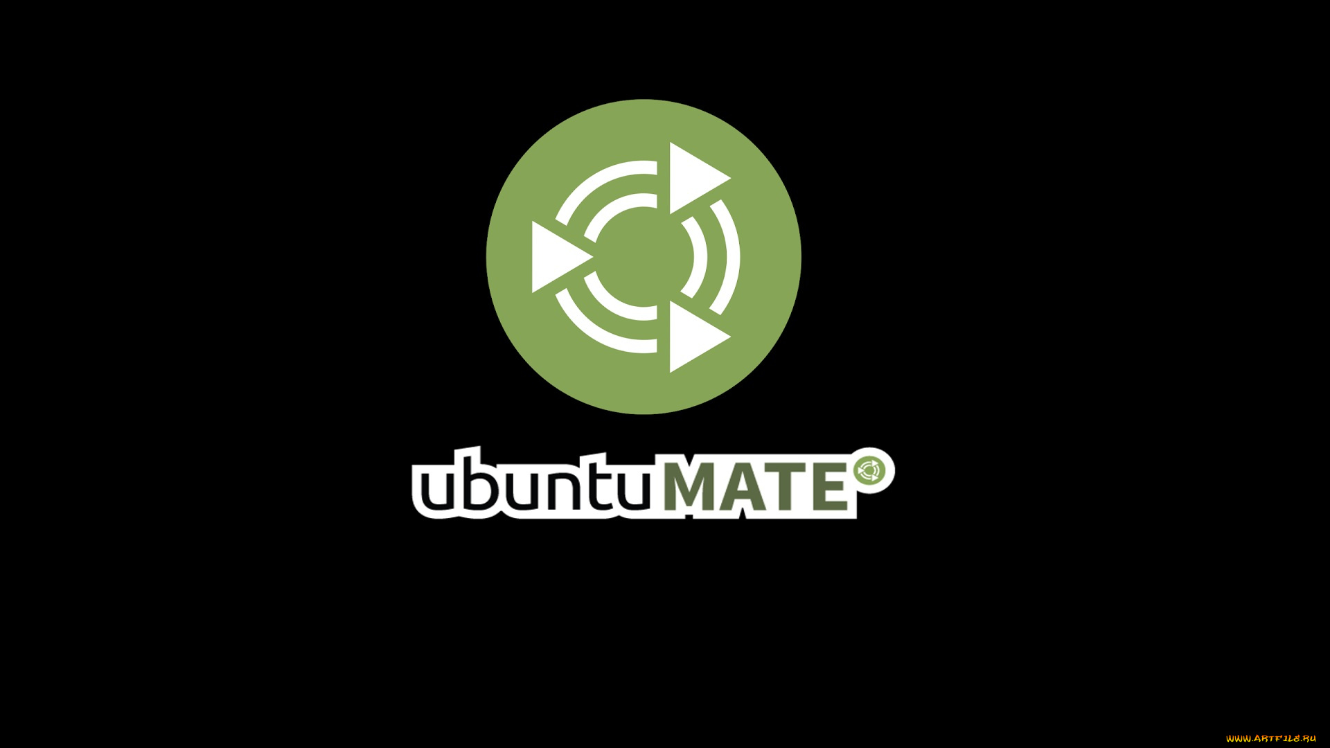 компьютеры, ubuntu, linux, фон, логотип
