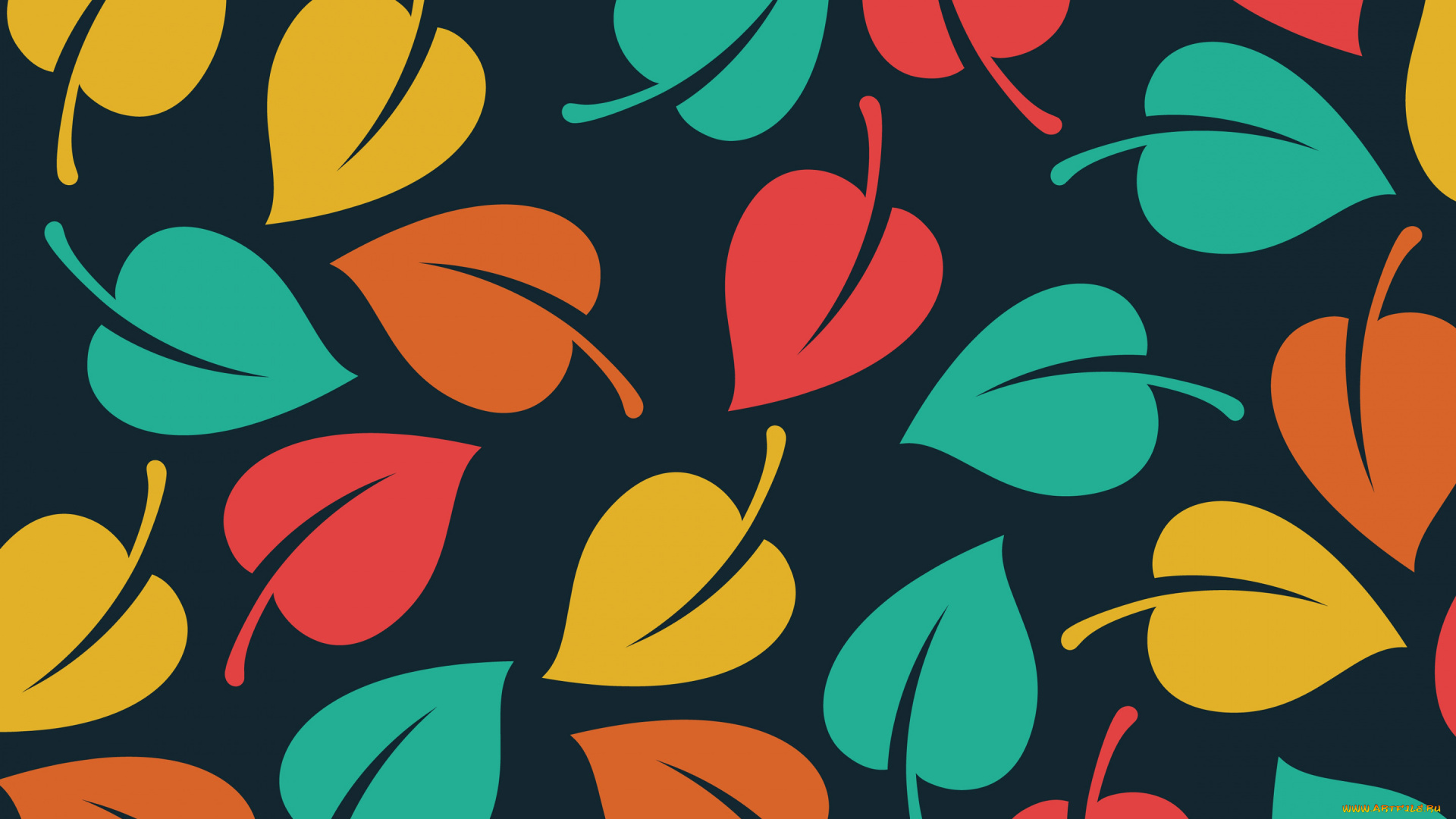 векторная, графика, природа, , nature, черный, фон, vector, background, leaves, pattern, листочки, текстура