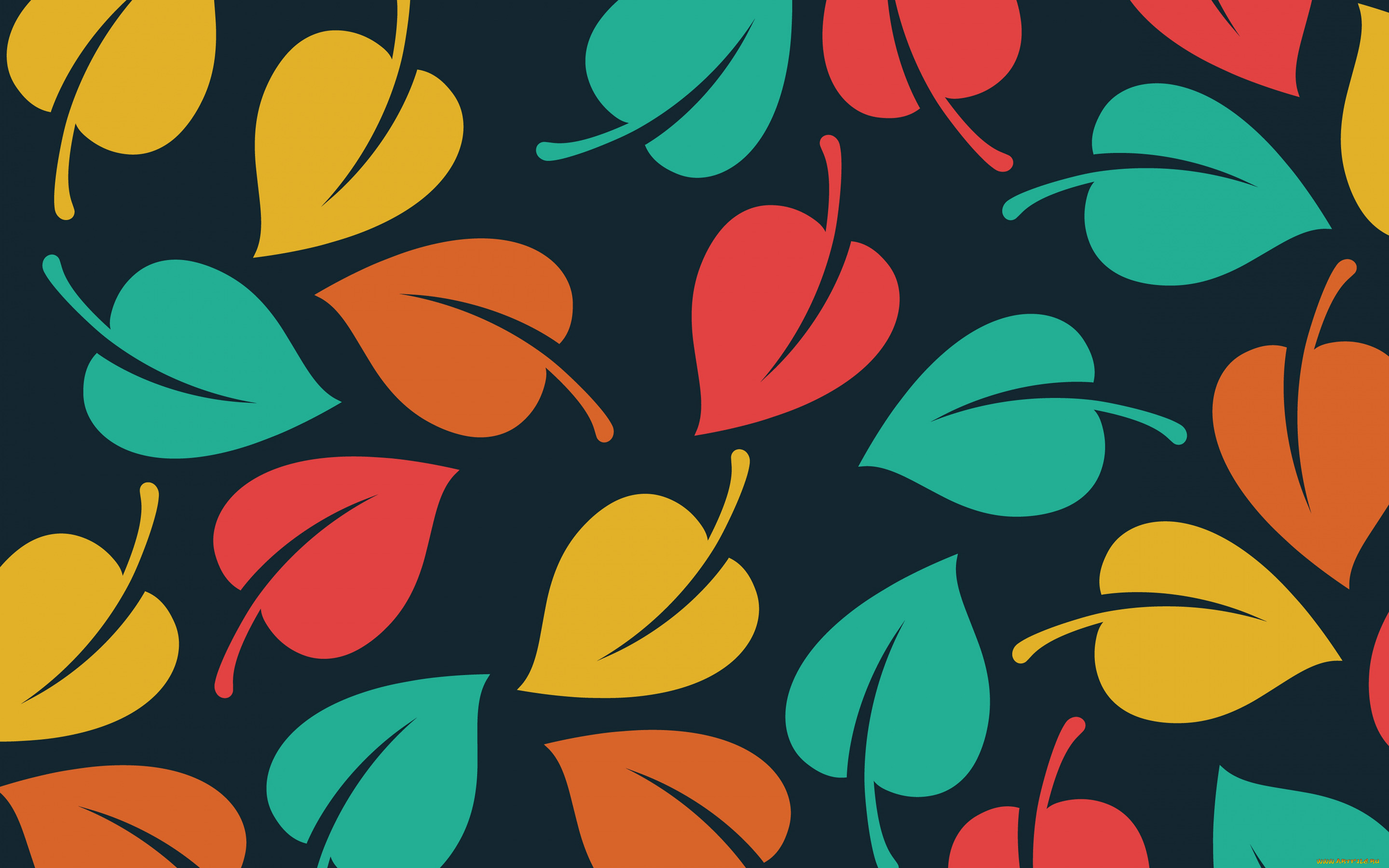 векторная, графика, природа, , nature, черный, фон, vector, background, leaves, pattern, листочки, текстура