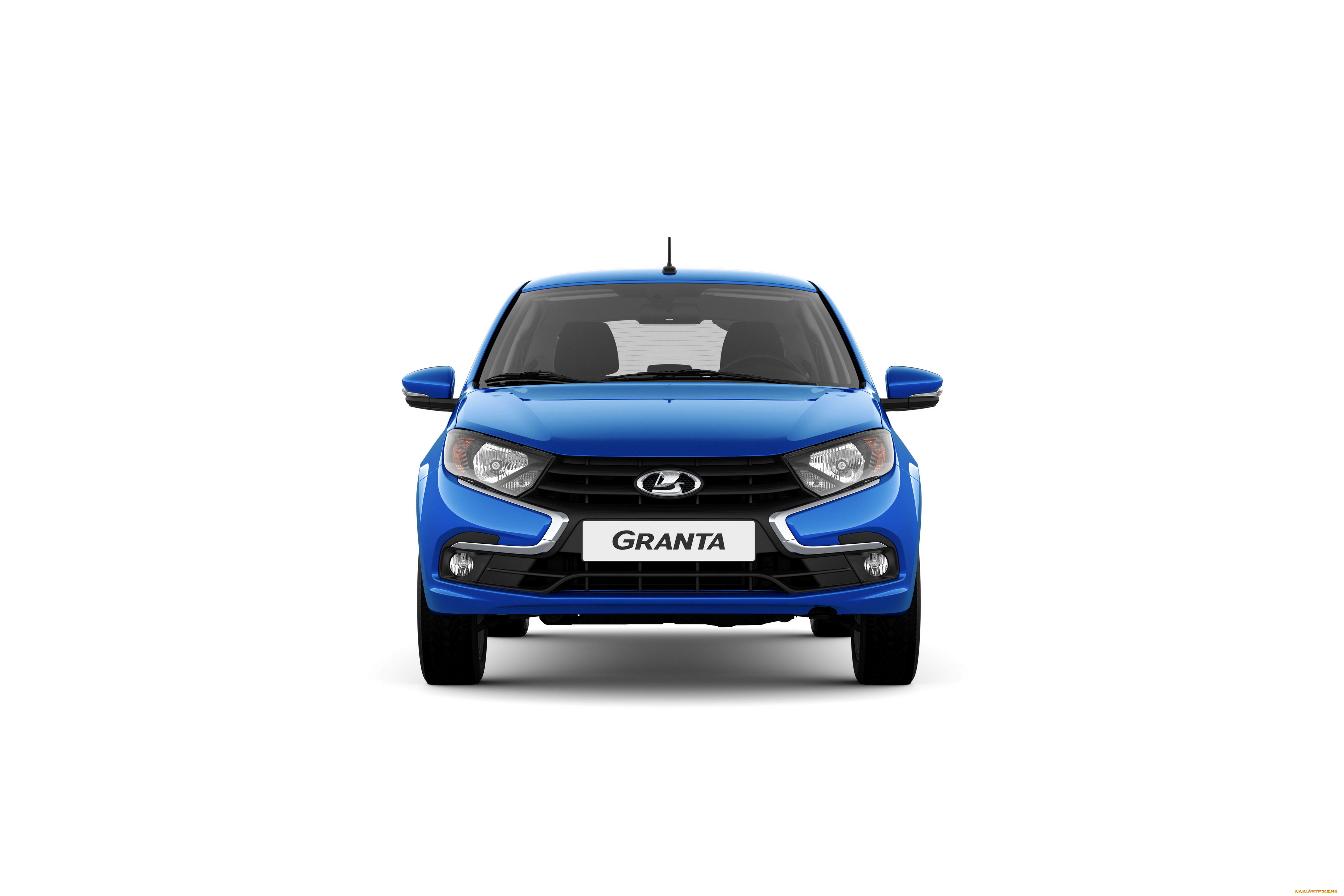 автомобили, ваз, lada, синий, лада, гранта, лифтбек