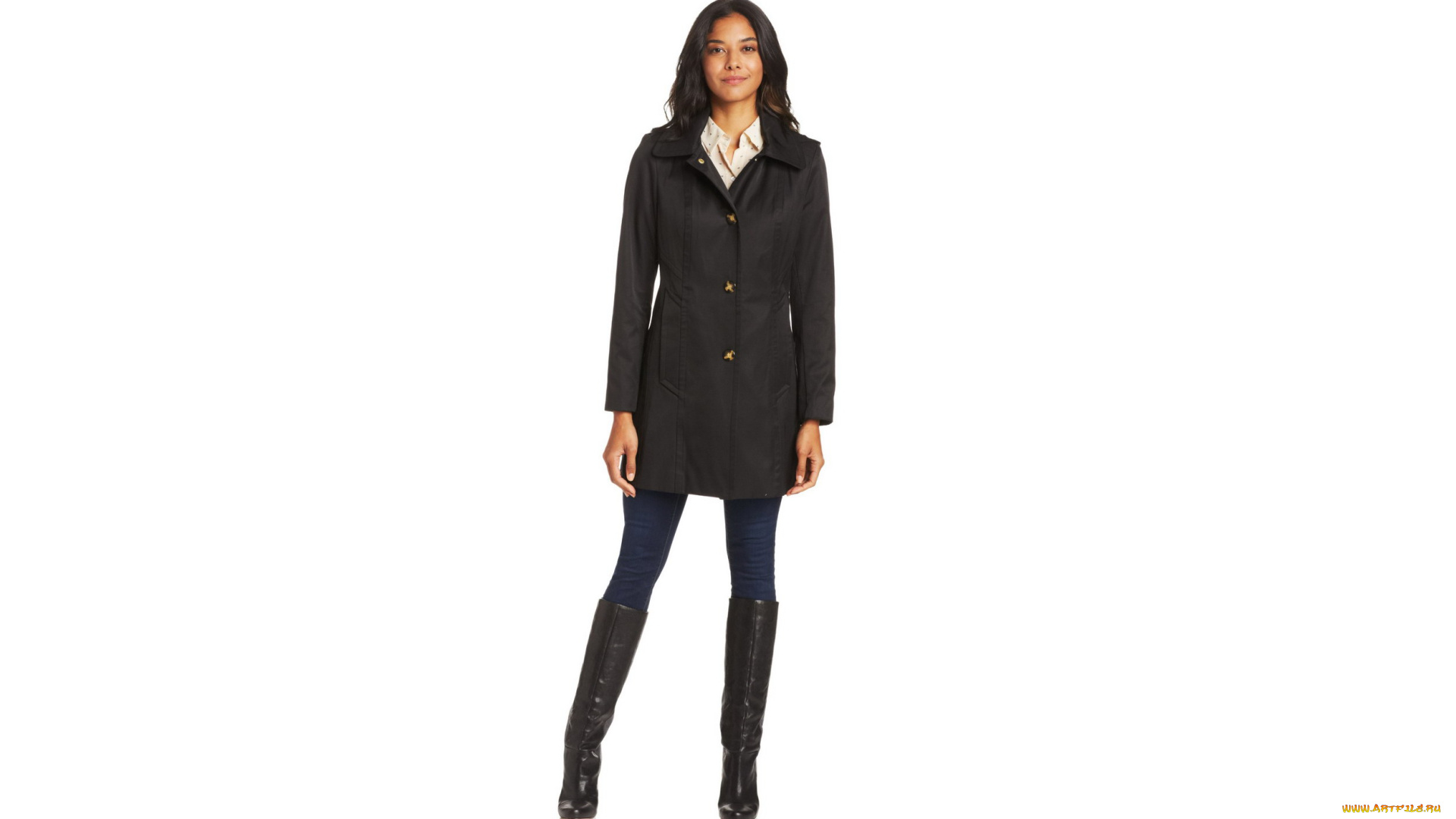 девушки, -unsort, , брюнетки, темноволосые, брюнетка, плащ, сапоги