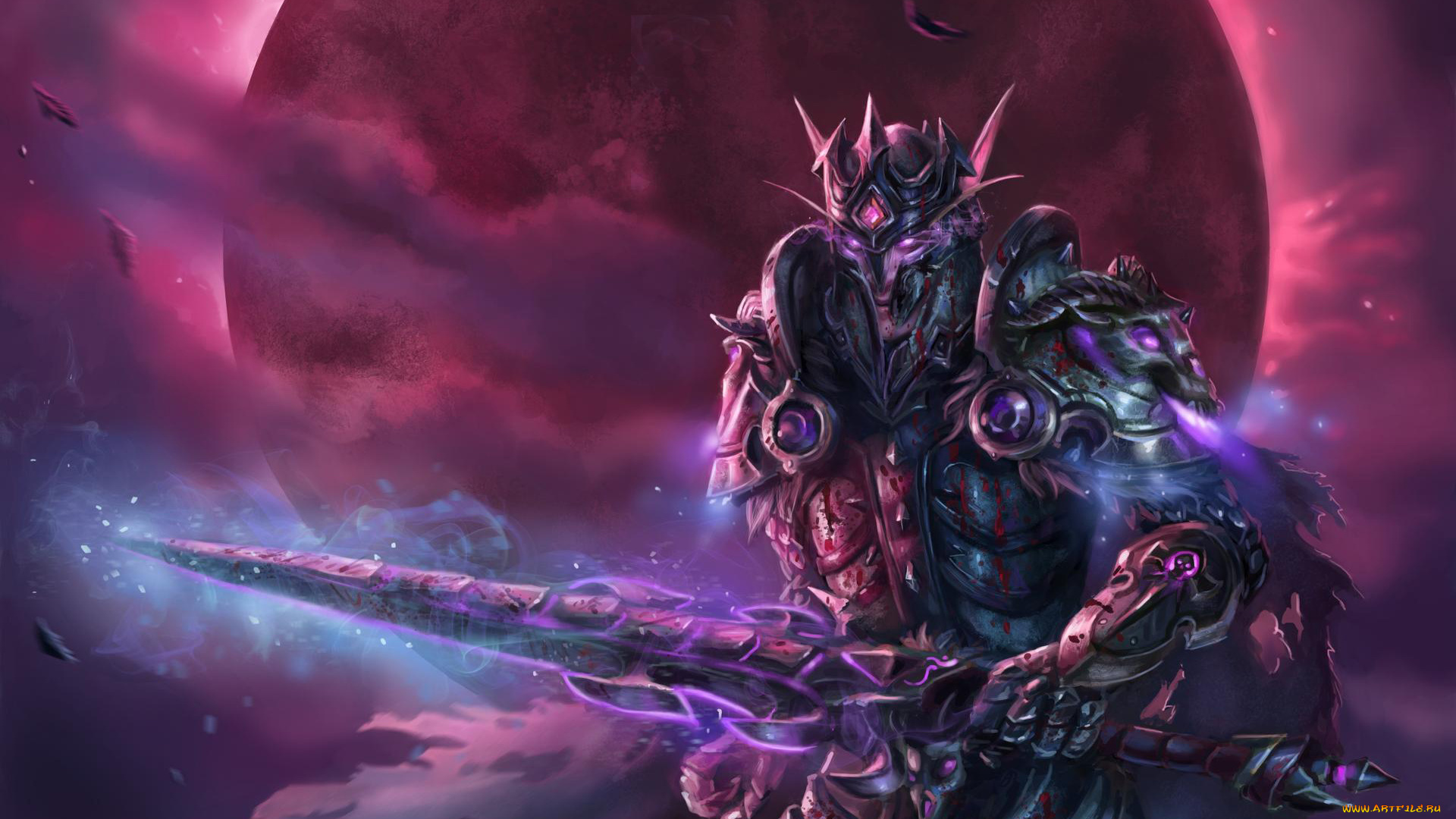 фэнтези, эльфы, меч, латы, взгляд, фон, мужчина