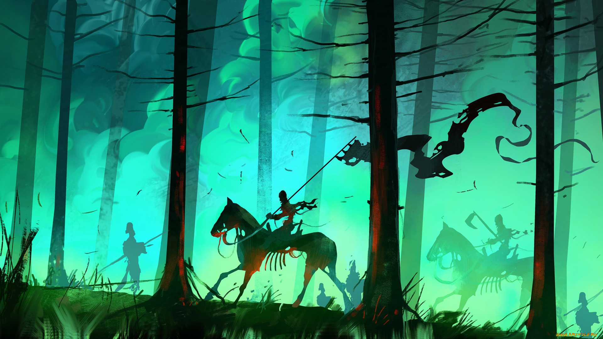 фэнтези, нежить, скелеты