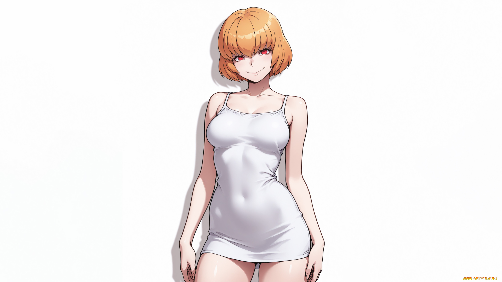 рисованное, люди, красивая, девушка