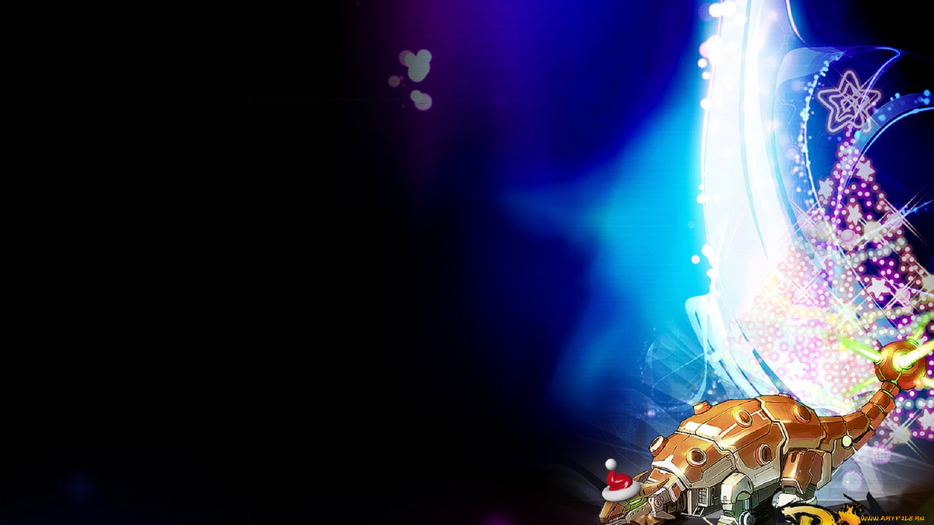 видео, игры, zero, online, техника, робот, динозавр, шапка, свет, ёлка, новый, год