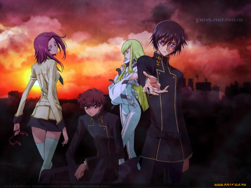 аниме, code, geass