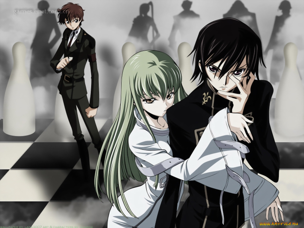 аниме, code, geass