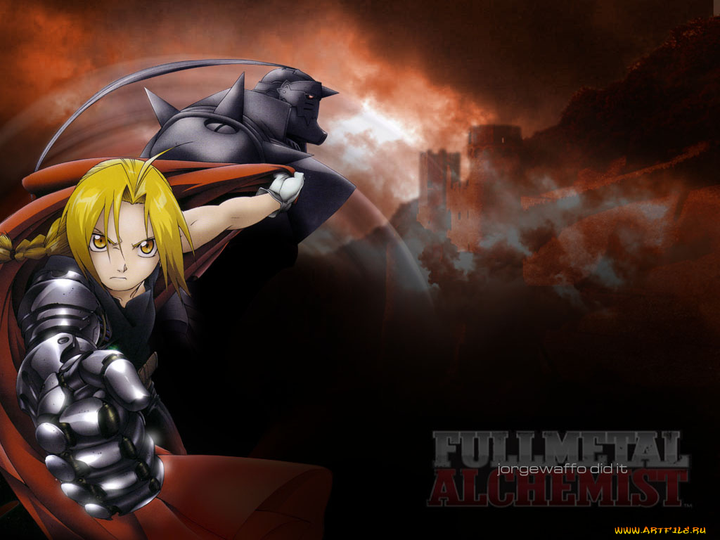 аниме, fullmetal, alchemist