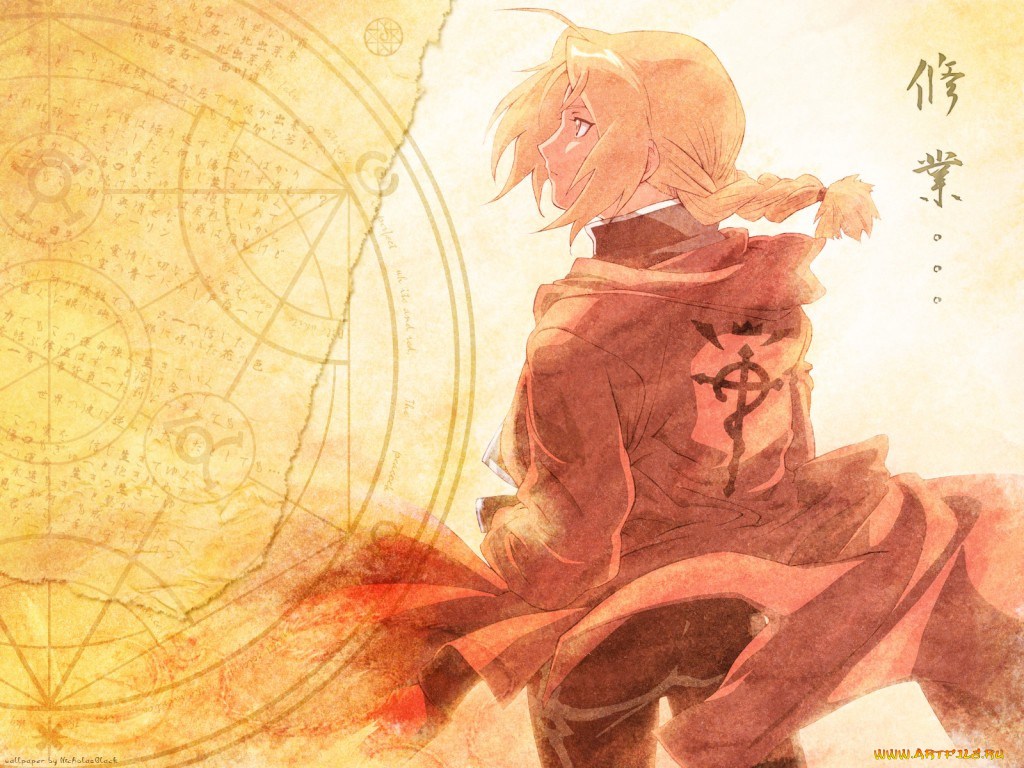 аниме, fullmetal, alchemist