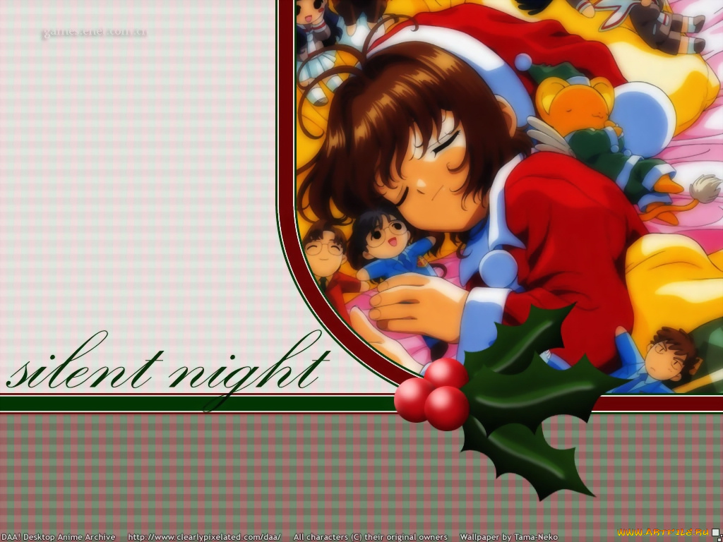 аниме, merry, chrismas, winter