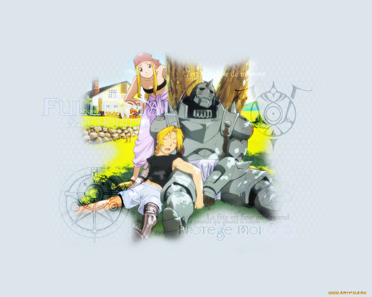 аниме, fullmetal, alchemist