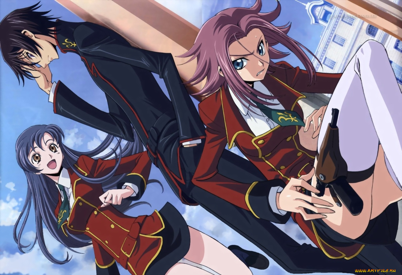 аниме, code, geass