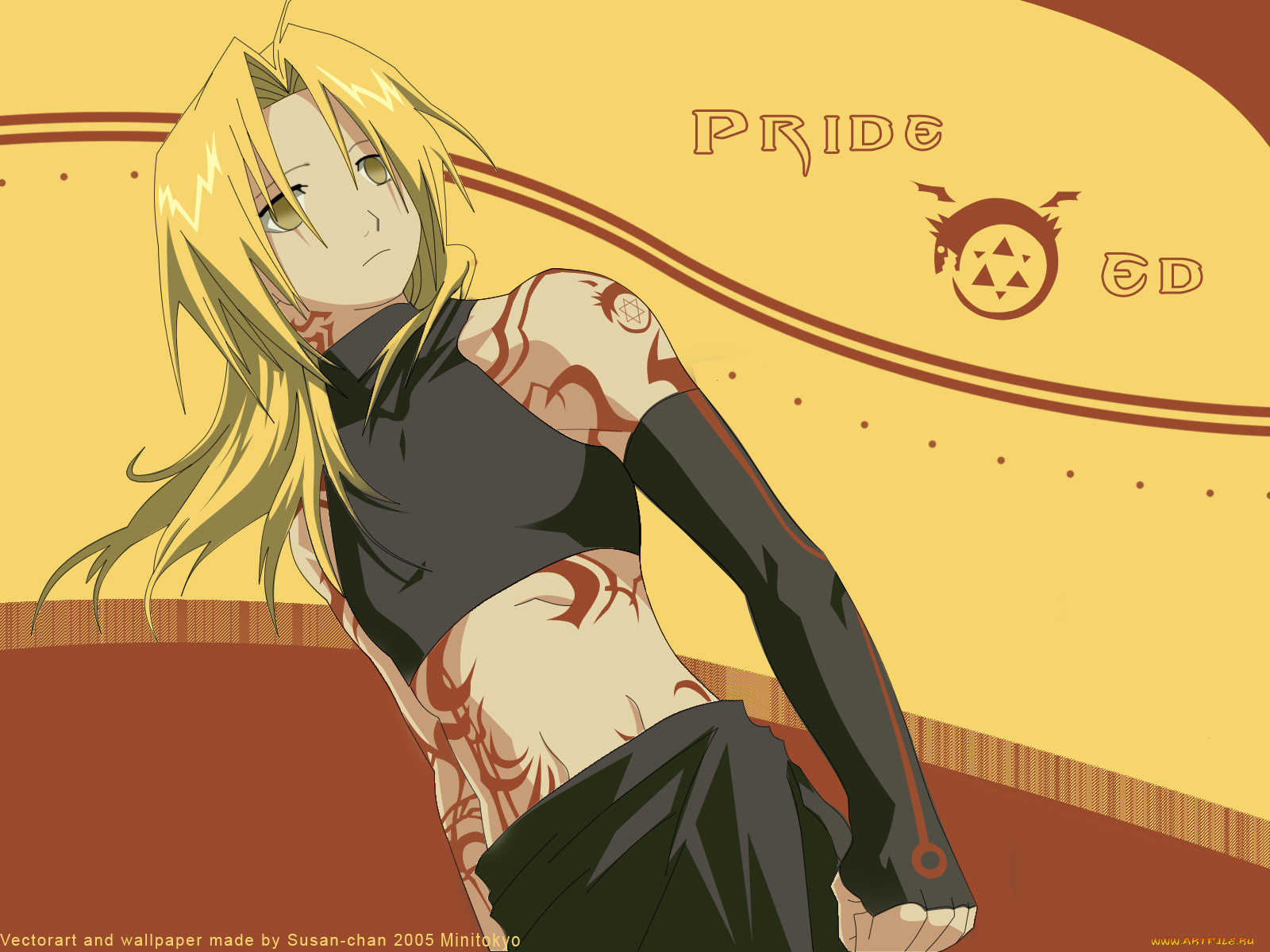 аниме, fullmetal, alchemist