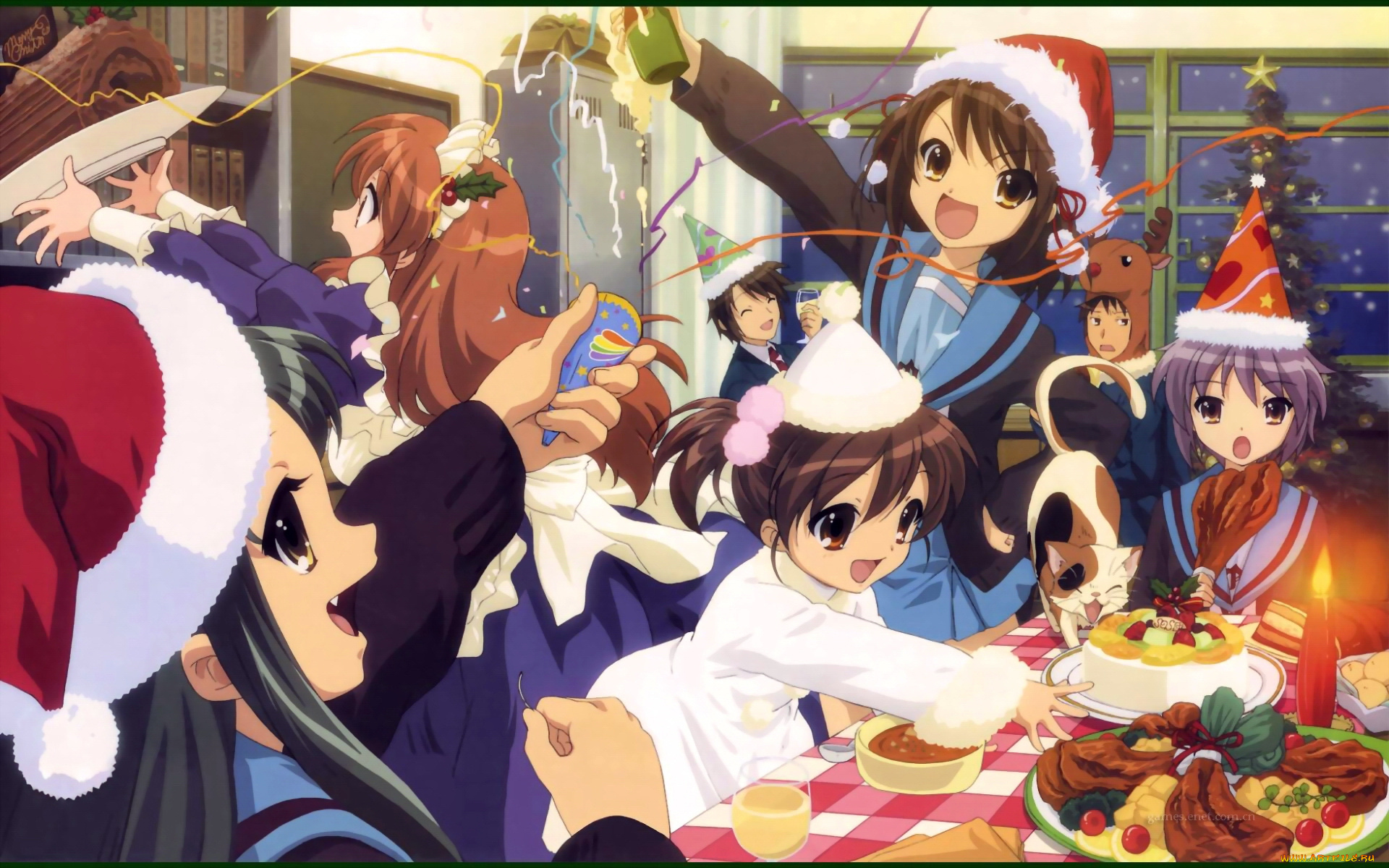 аниме, the, melancholy, of, haruhi, suzumiya
