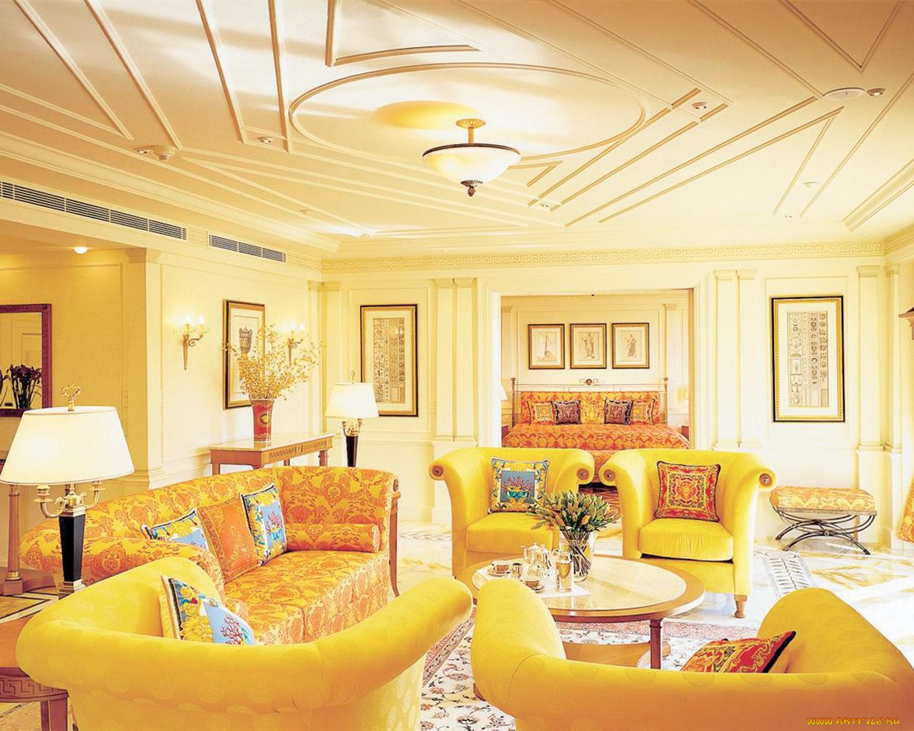 интерьер, гостиная