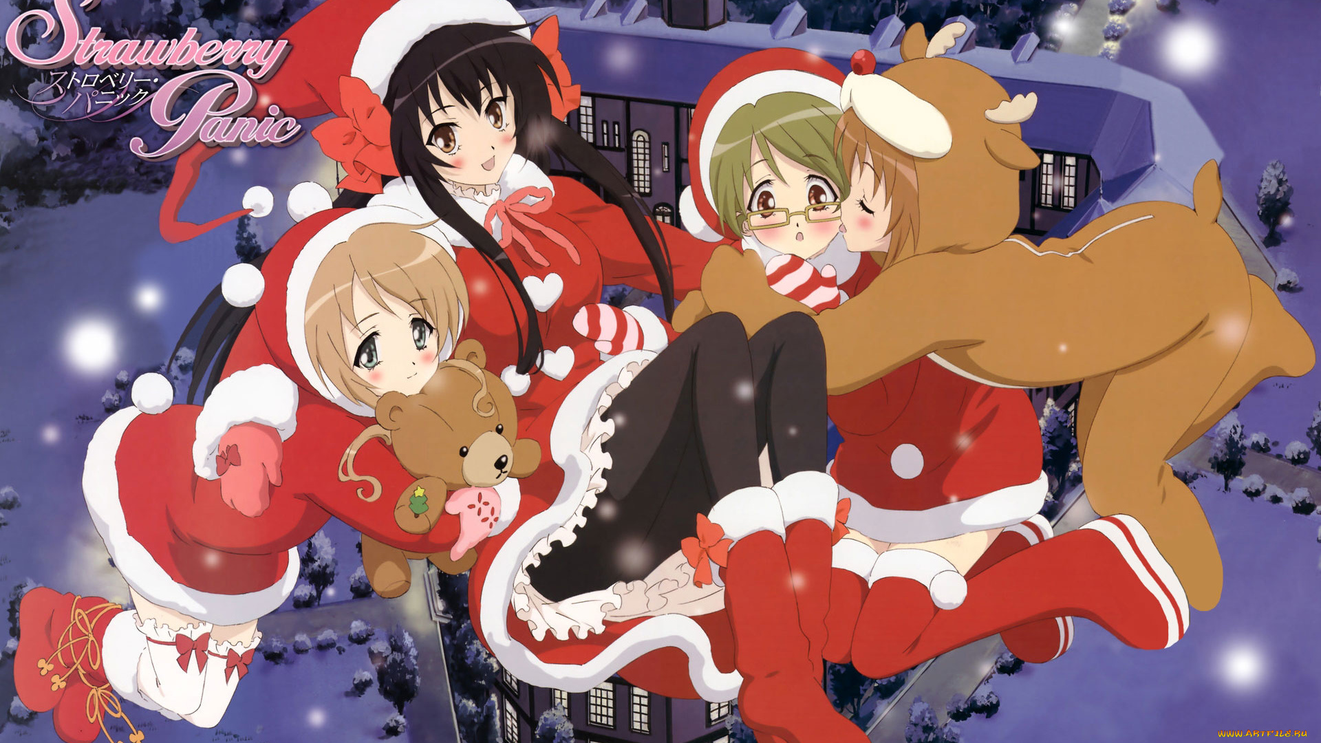 аниме, strawberry, panic