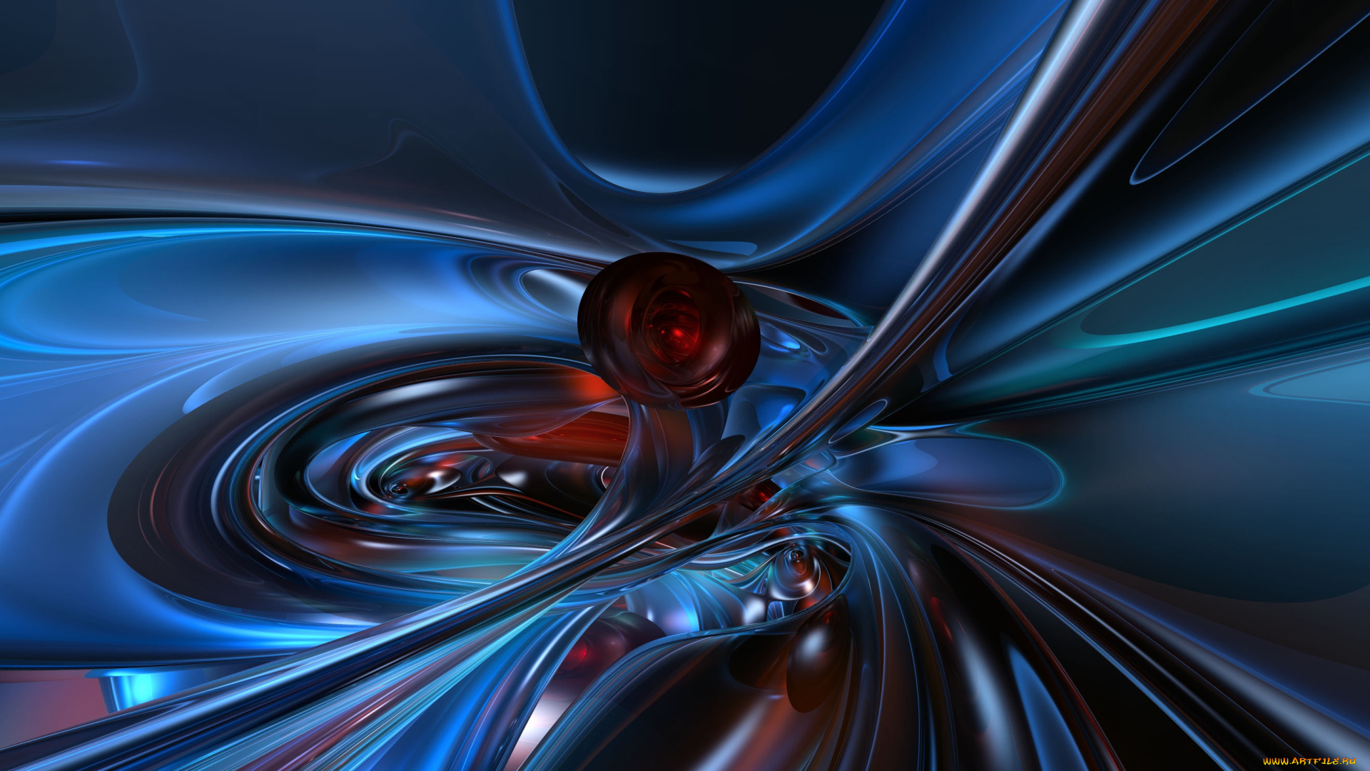 3д, графика, fractal, фракталы, узор, изгибы, фон