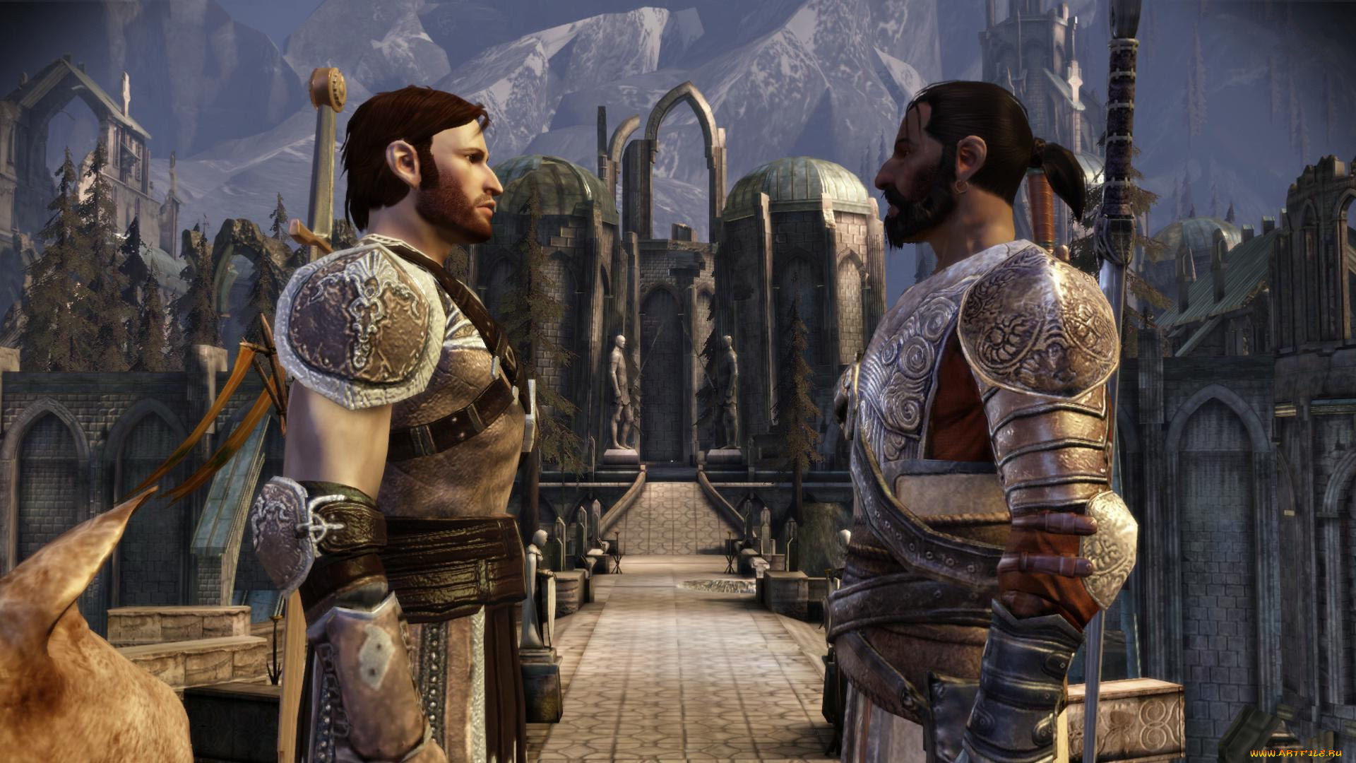 dragon, age, origins, видео, игры, воины, город