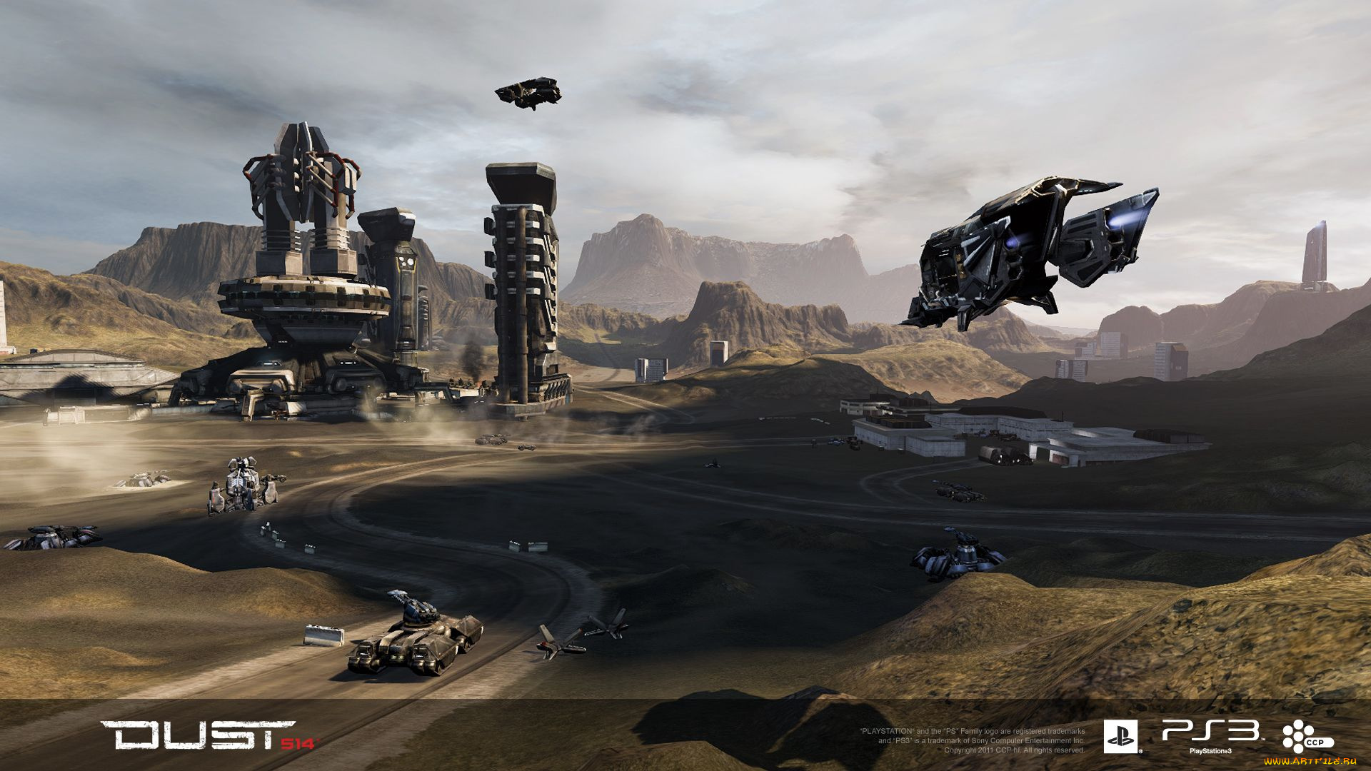 dust, 514, видео, игры, планета, корабль, сооружения
