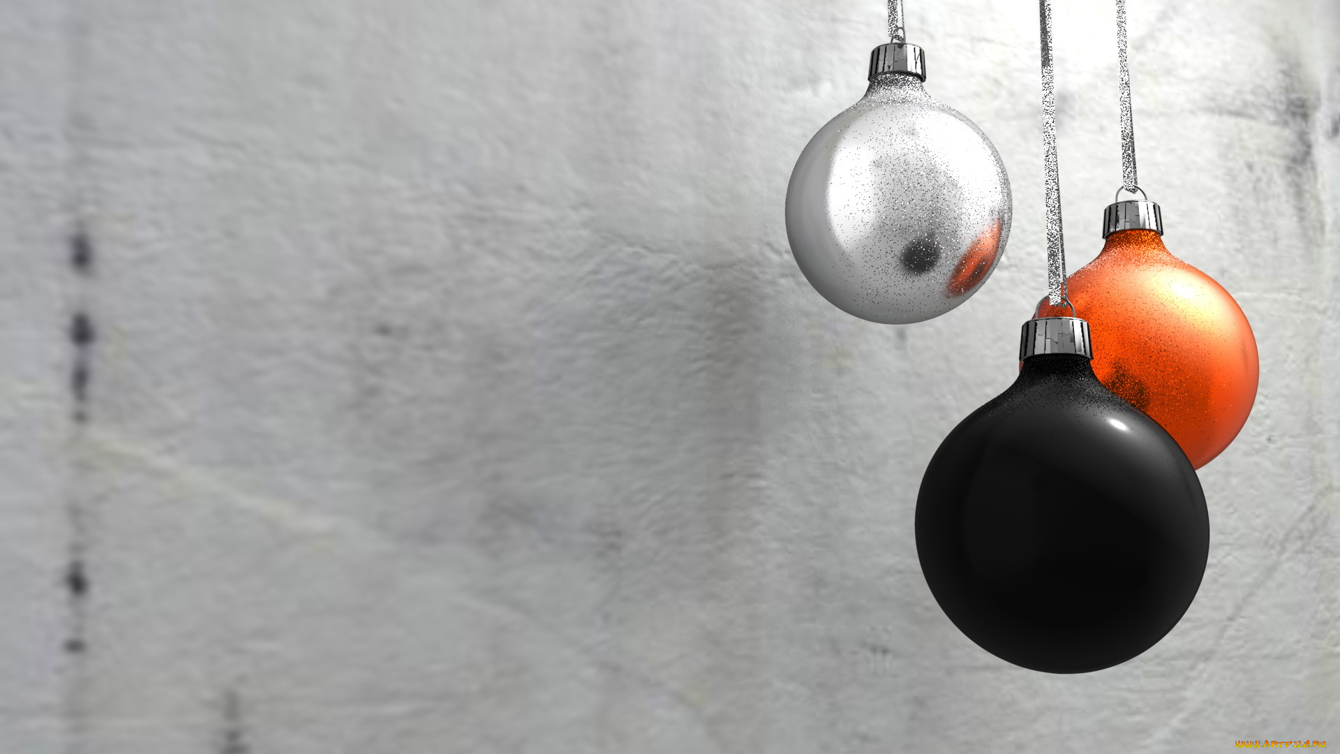 праздничные, 3д, графика, новый, год, фон