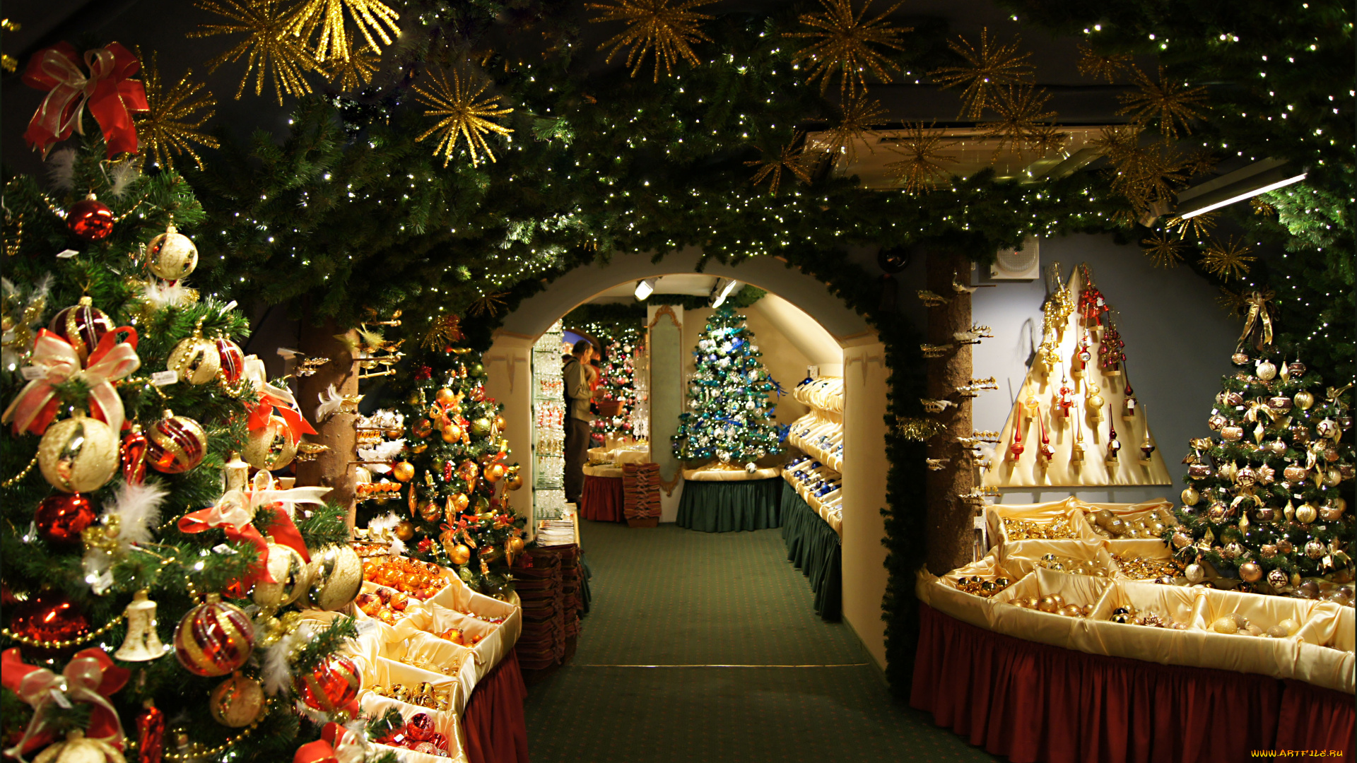 праздничные, разное, новый, год, игрушки, елки