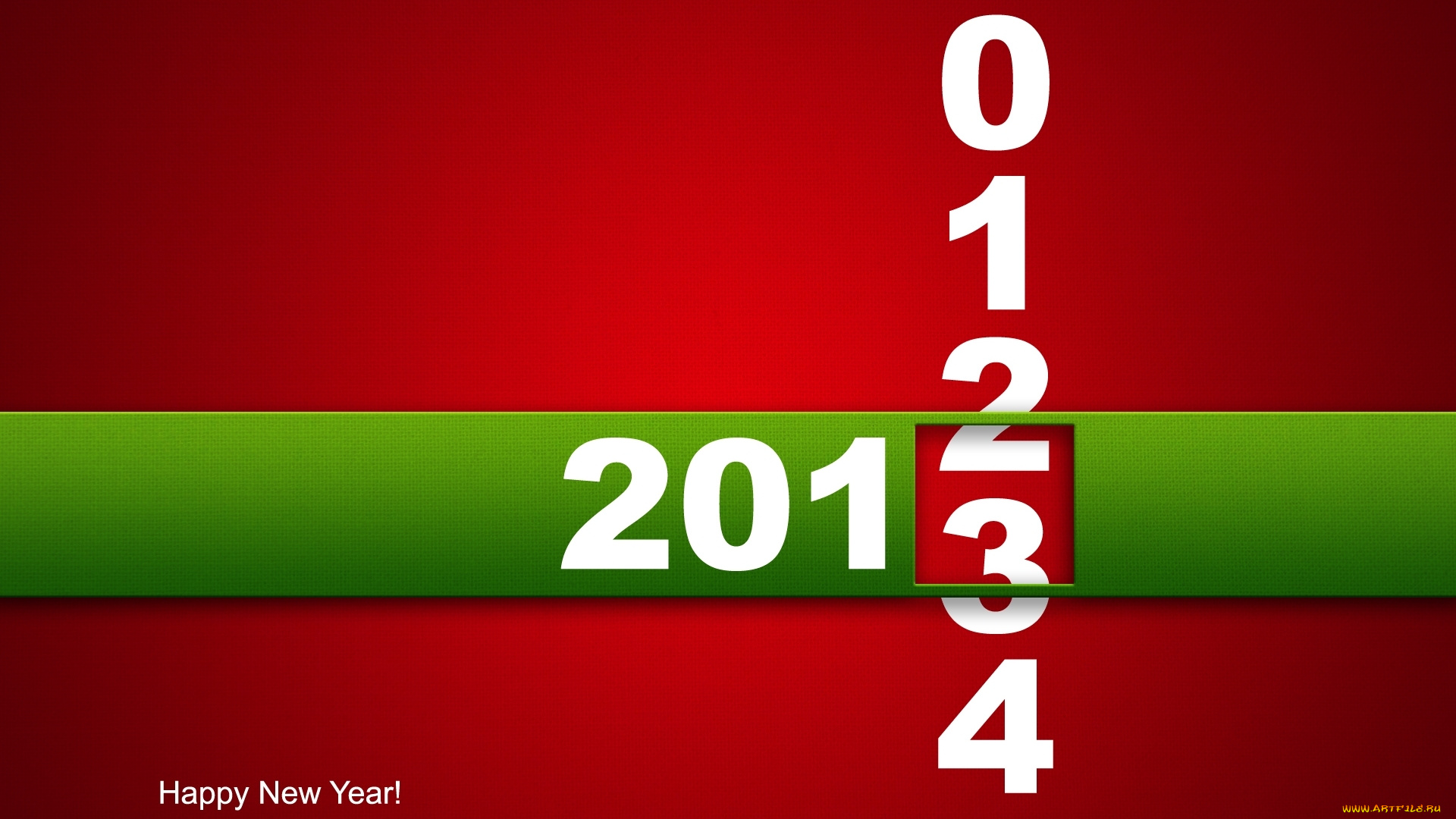 праздничные, векторная, графика, новый, год, полоса, цифры, пожелание