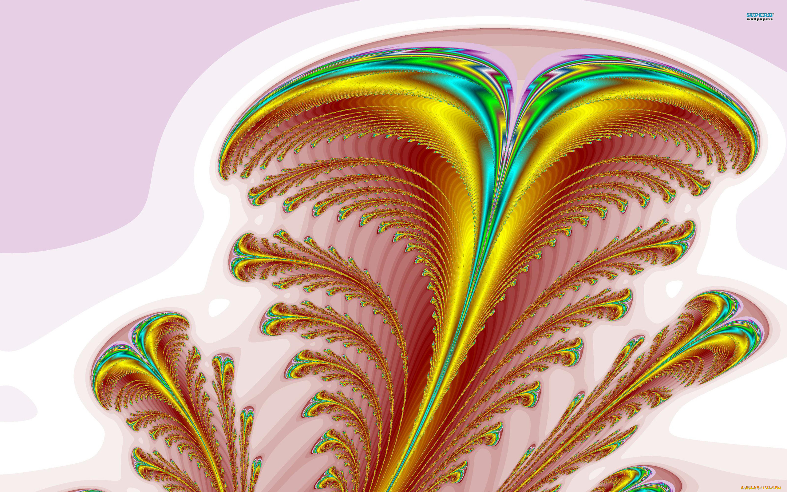 3д, графика, fractal, фракталы, узор, цвета