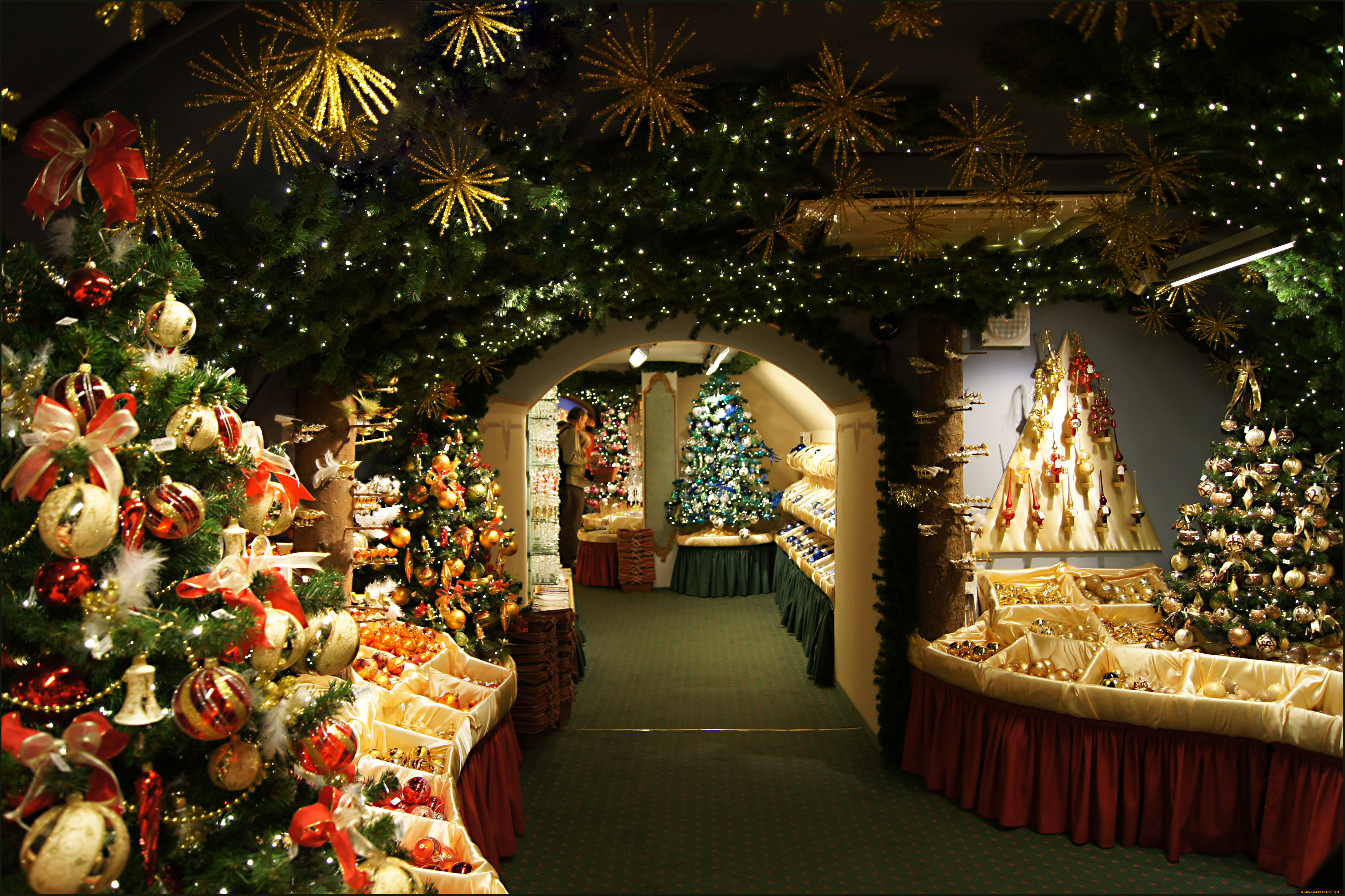 праздничные, разное, новый, год, игрушки, елки