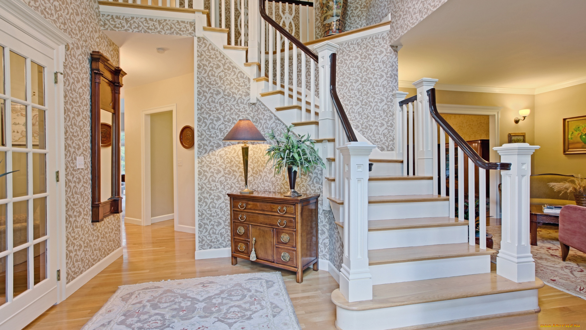 интерьер, холлы, , лестницы, , корридоры, лестница