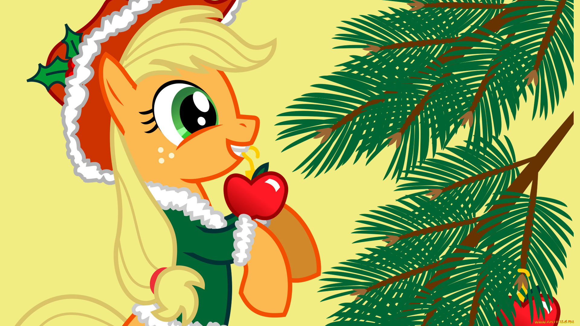 мультфильмы, my, little, pony, пони, елка