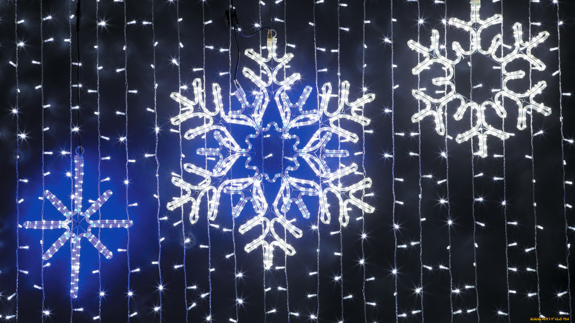 праздничные, мишура, , гирлянды, , цветы, гирлянда, огоньки, снежинки