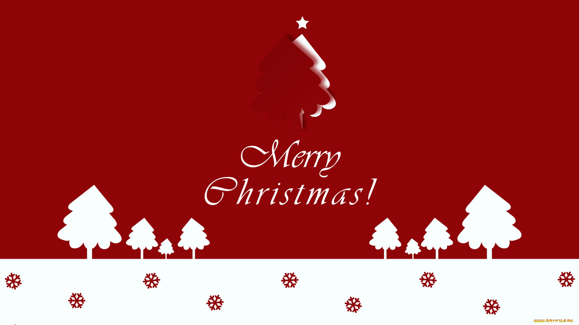 праздничные, векторная, графика, , новый, год, деревья, снег, снежинки