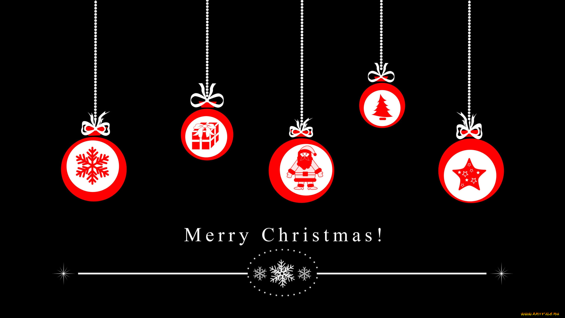 праздничные, векторная, графика, , новый, год, фон, шарики, темный