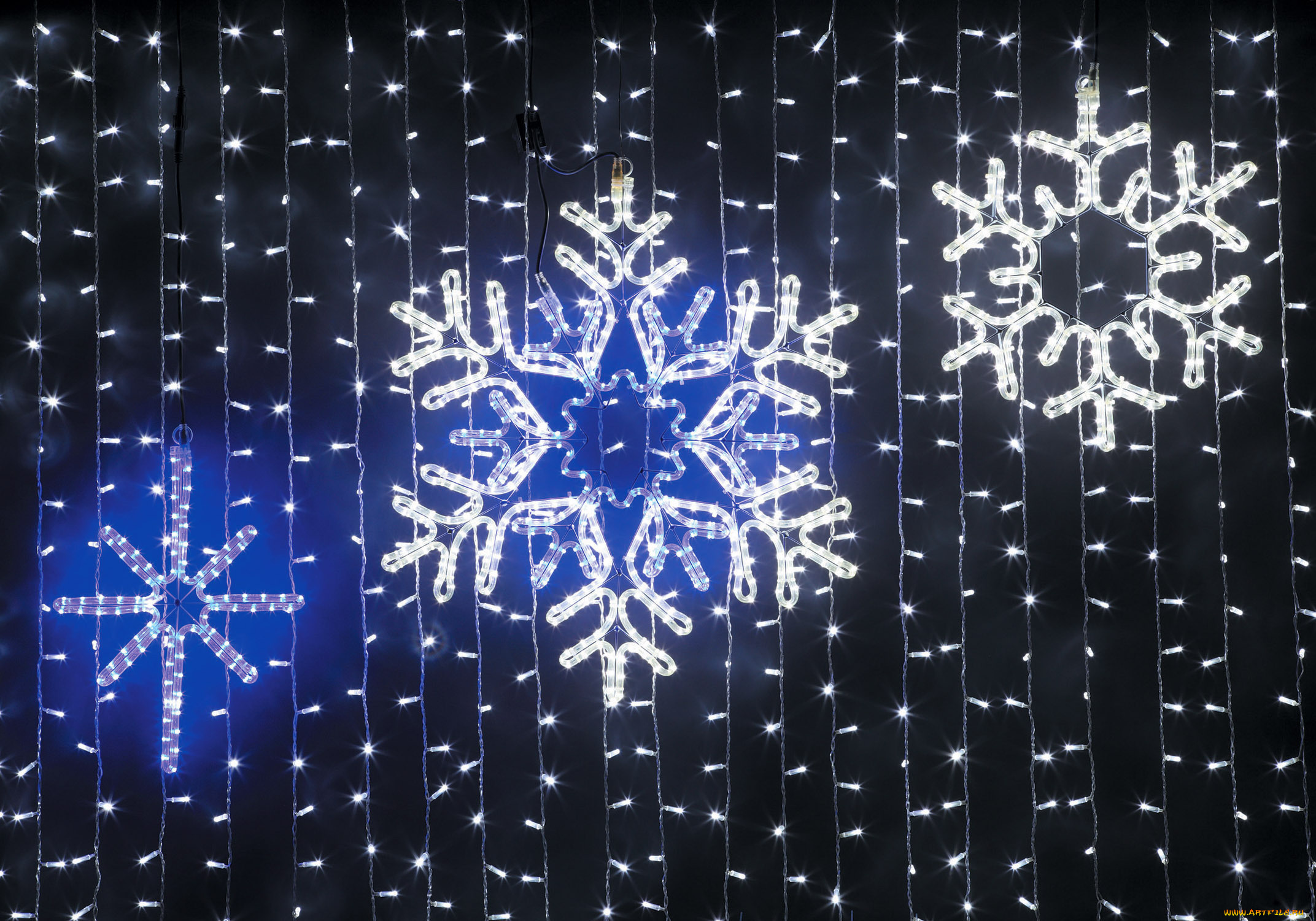 праздничные, мишура, , гирлянды, , цветы, гирлянда, огоньки, снежинки