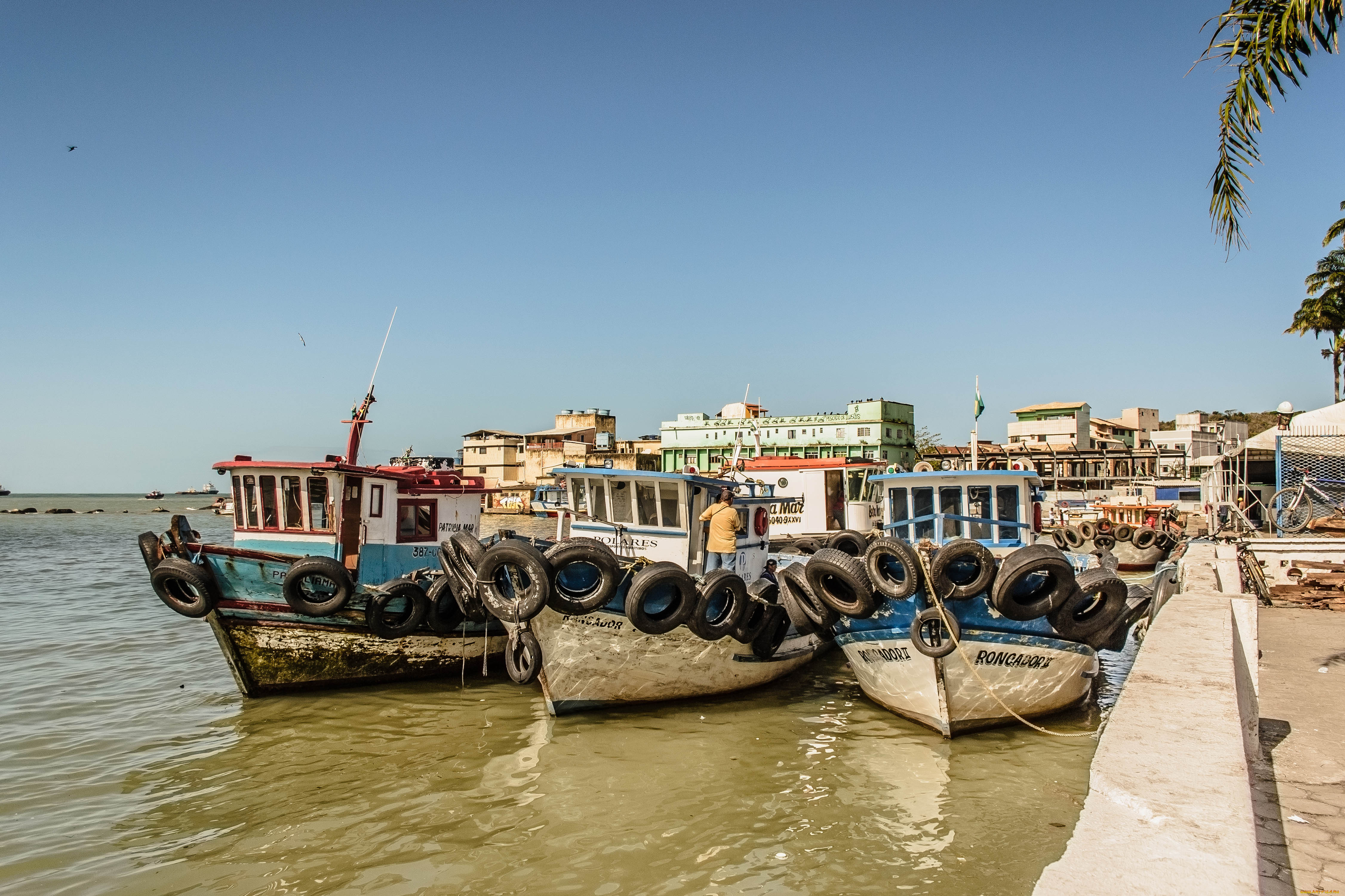 корабли, баркасы, , , буксиры, причал, гавань, море, баркасы