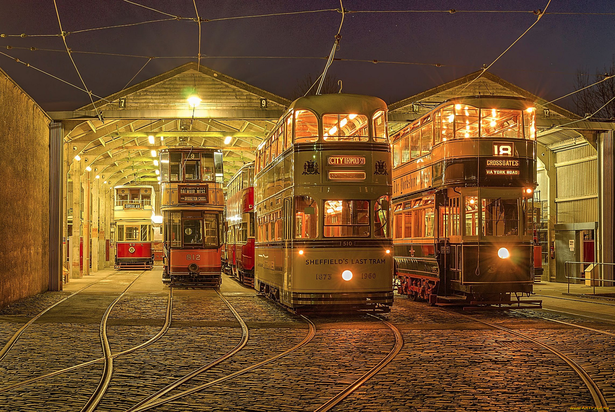 техника, трамваи, трамвай, город, рельсы