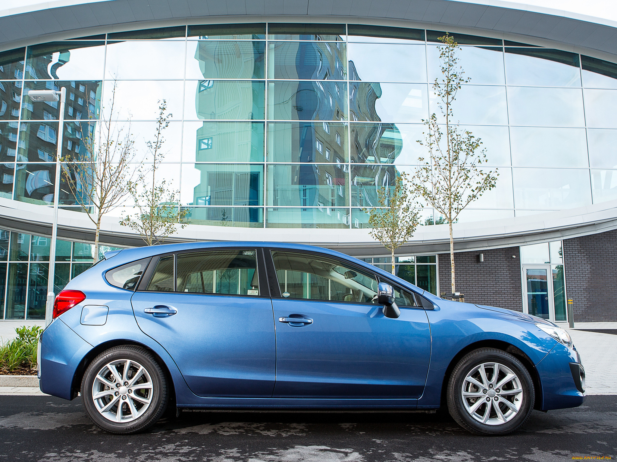 автомобили, subaru, gp, uk-spec, impreza, синий, 2014г