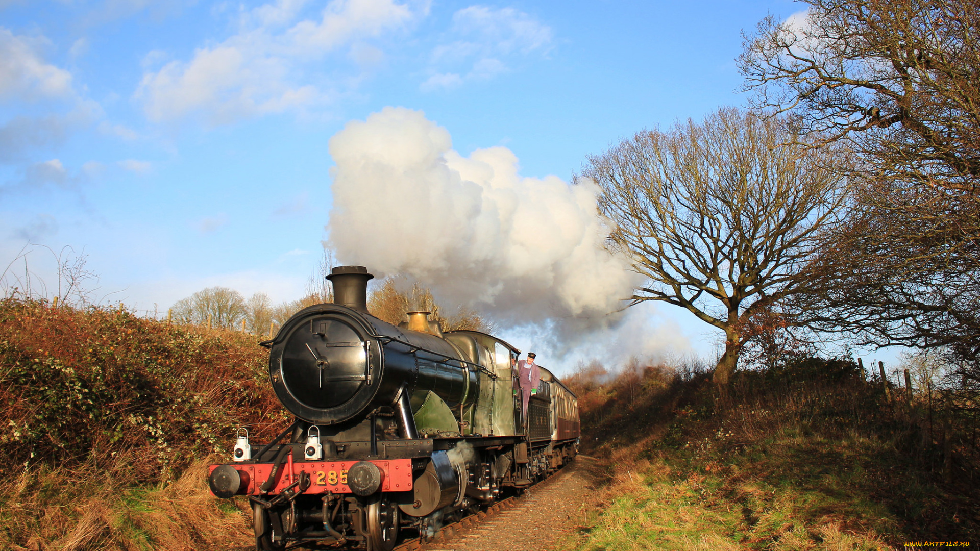техника, паровозы, паровоз, рельсы, дорога, железная