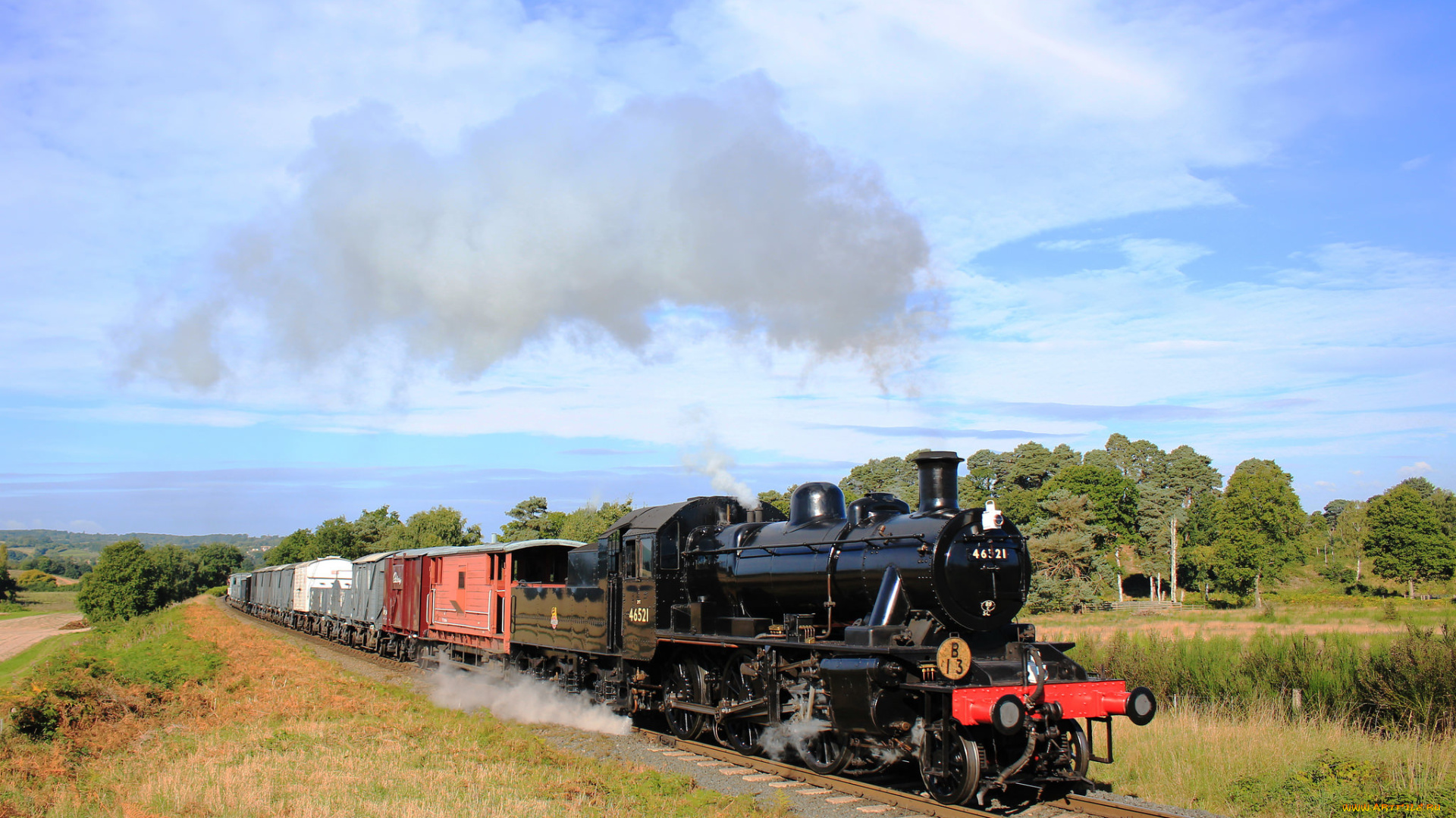 техника, паровозы, рельсы, паровоз, дорога, железная