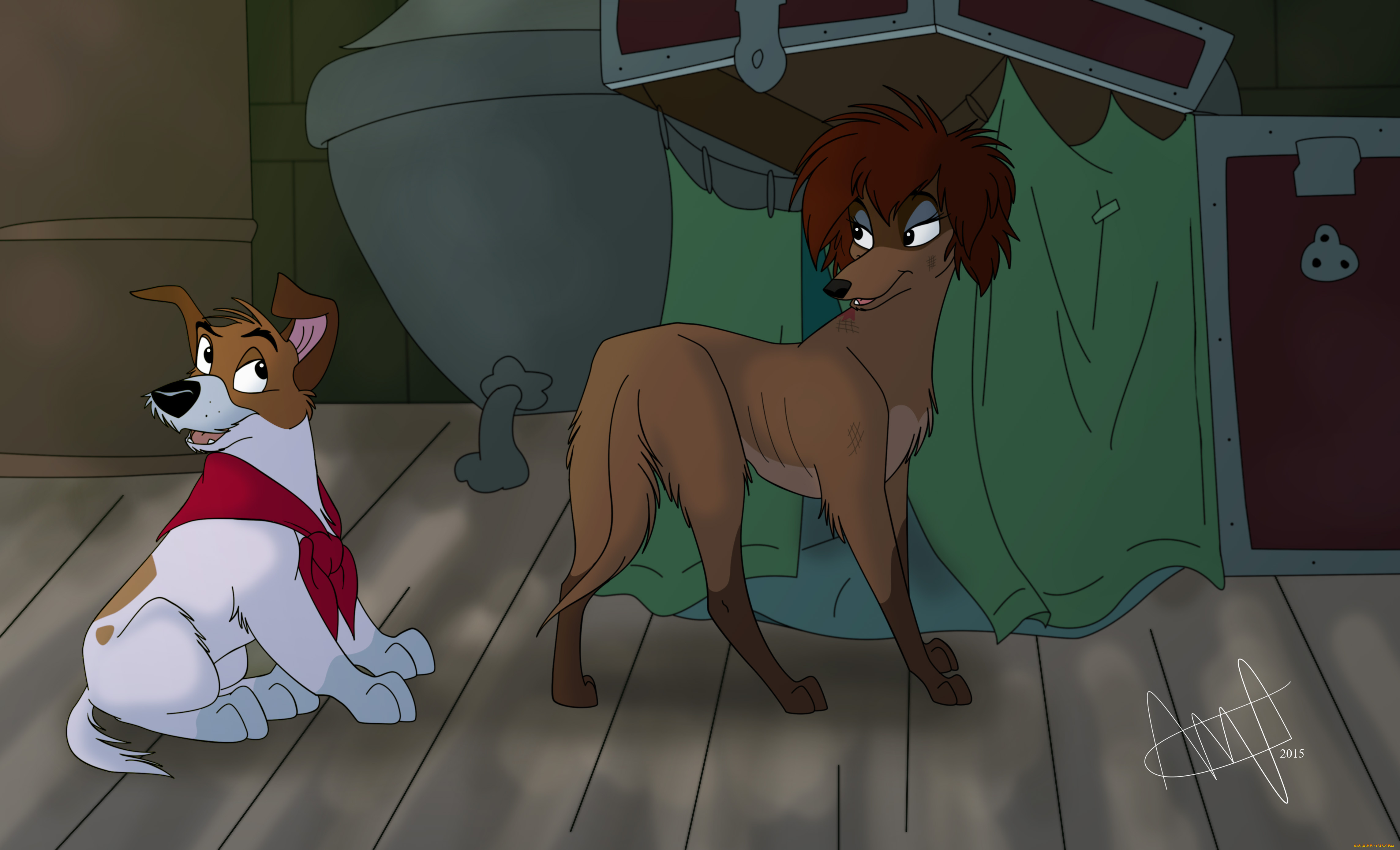 рисованное, животные, , собаки, взгляд, фон, собаки