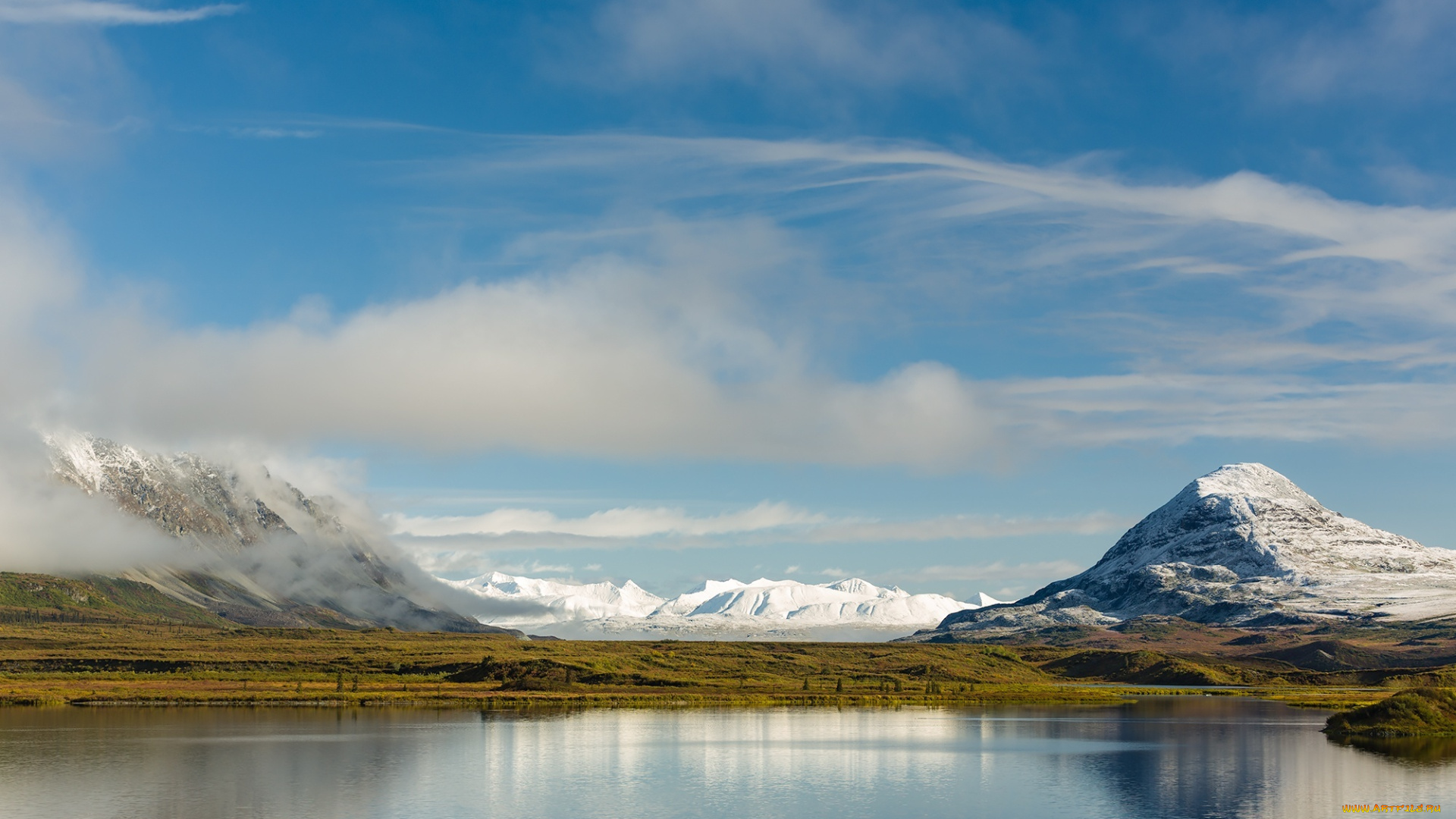 природа, реки, озера, озеро, горы